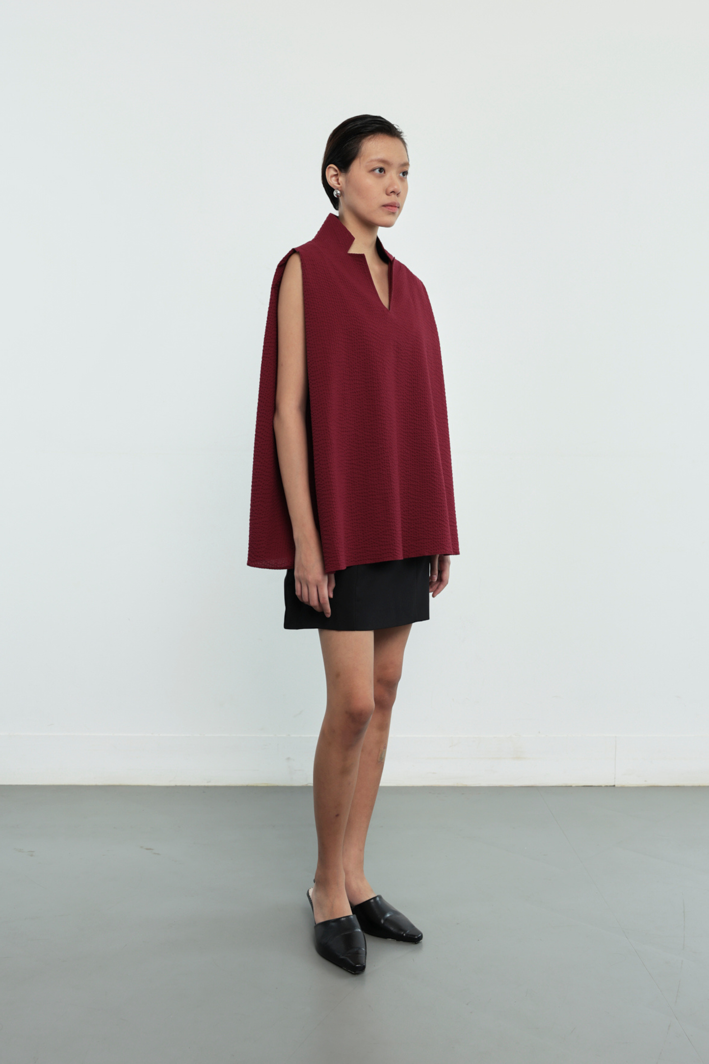 Camille Top - Maroon