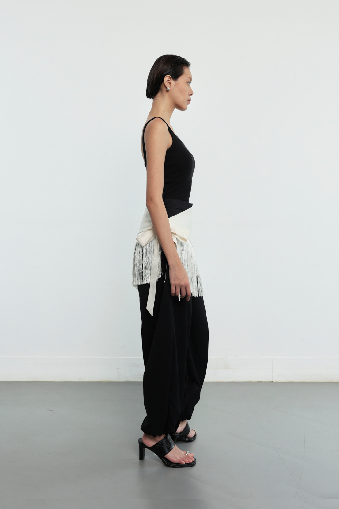 (PO) Fringe Belt - Ivory