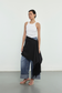 (PO) Fringe Scarf - Black