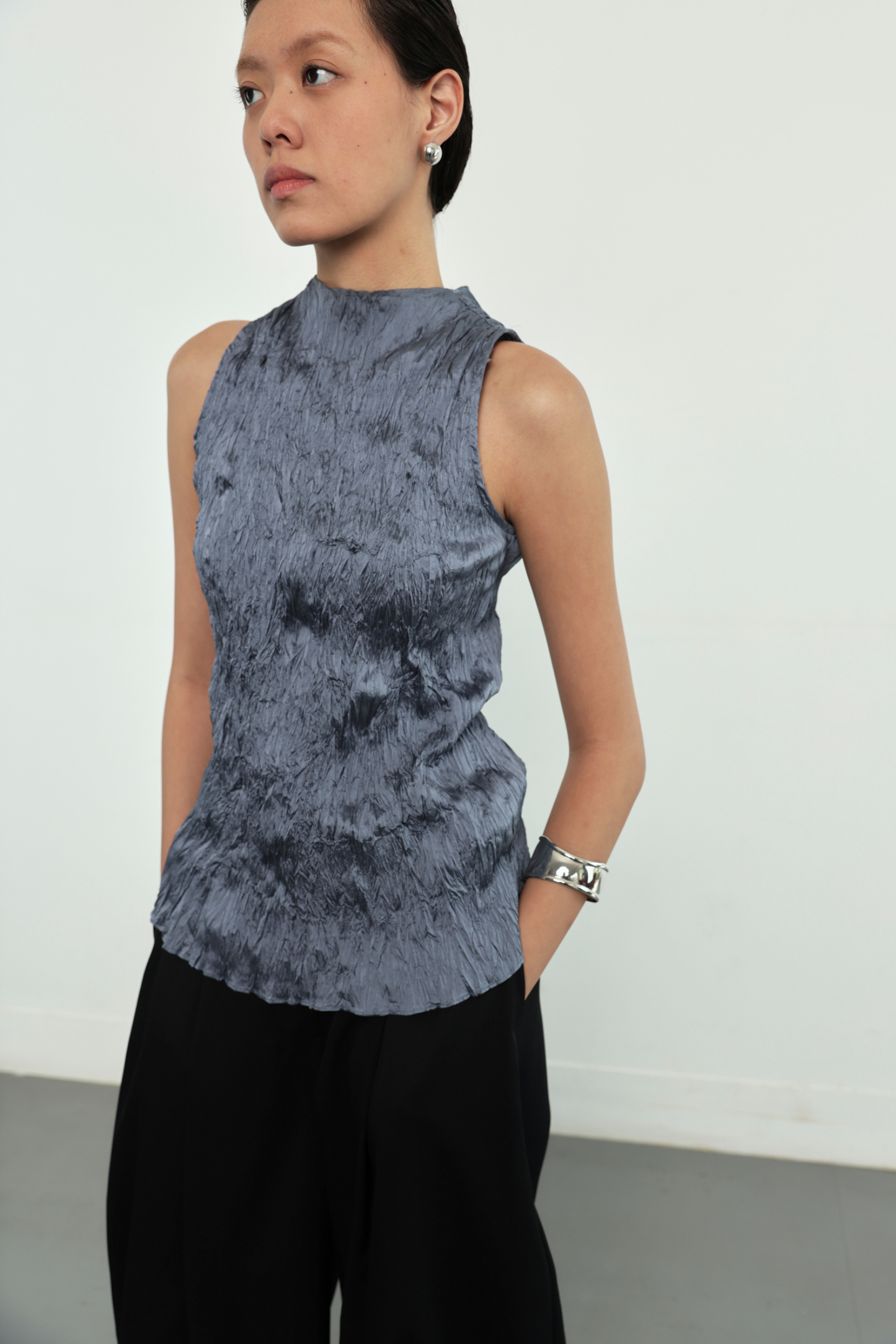 Liev Top - Steel Blue