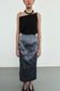 Thea Skirt - Steel Blue