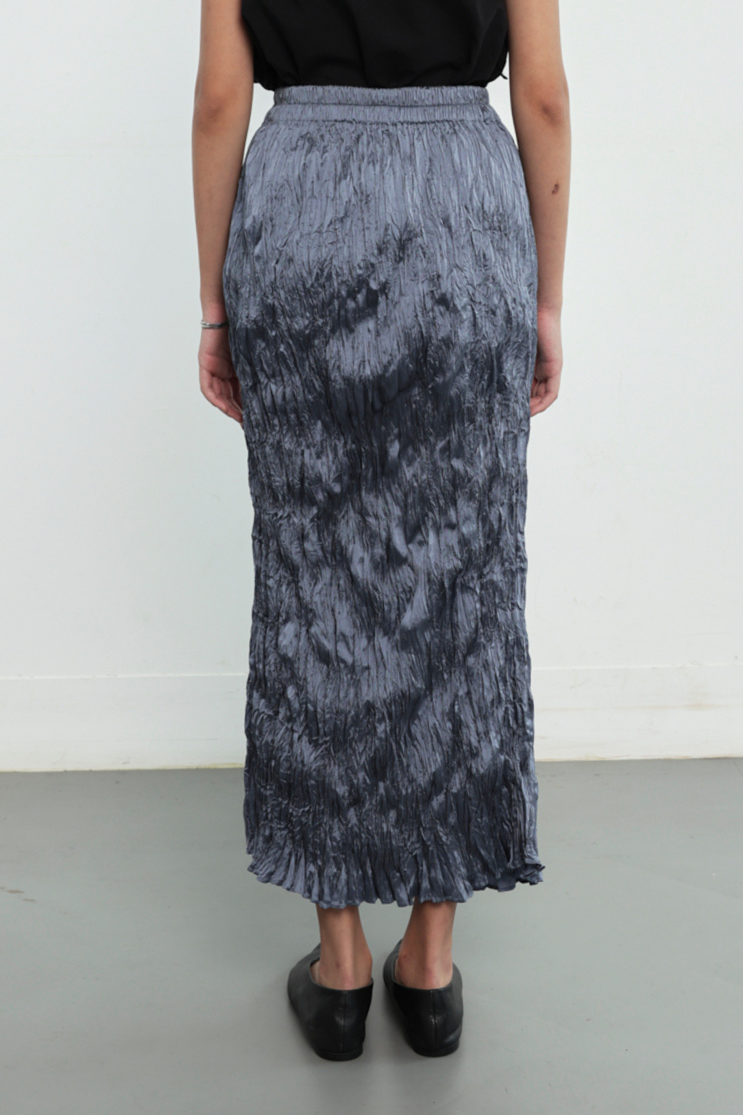 Thea Skirt - Steel Blue