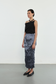 Thea Skirt - Steel Blue
