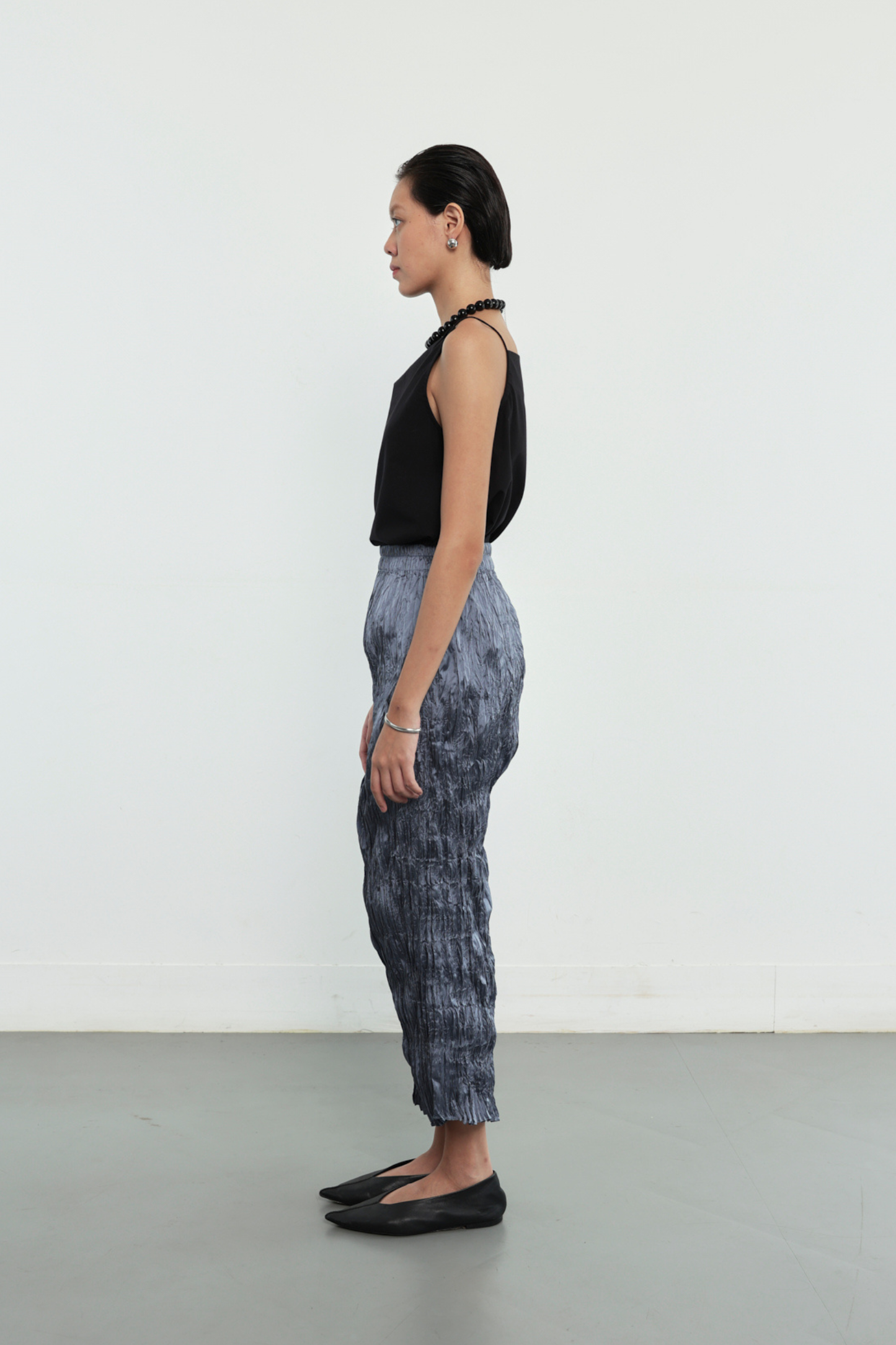 Thea Skirt - Steel Blue
