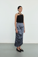 Thea Skirt - Steel Blue