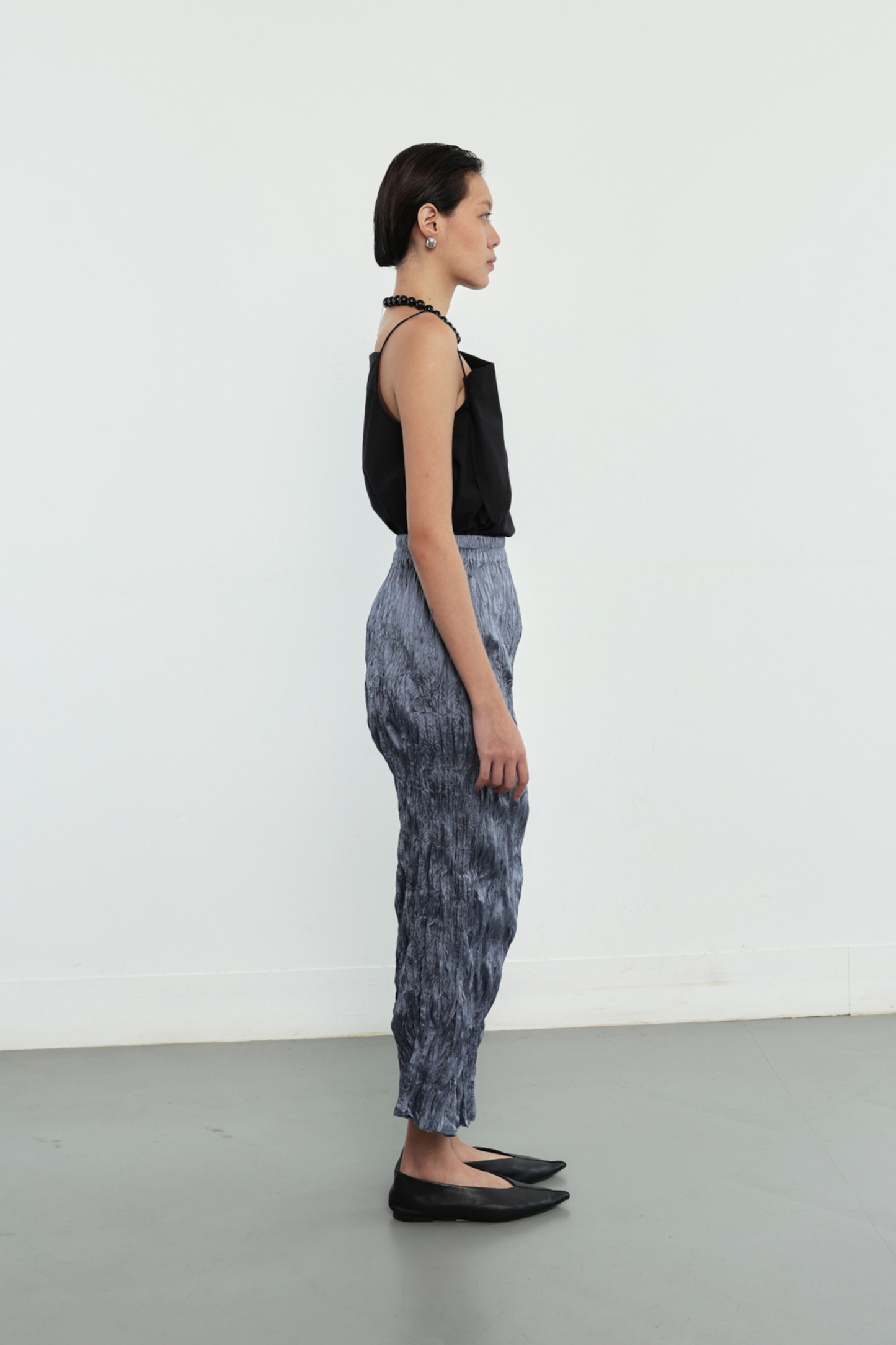 Thea Skirt - Steel Blue