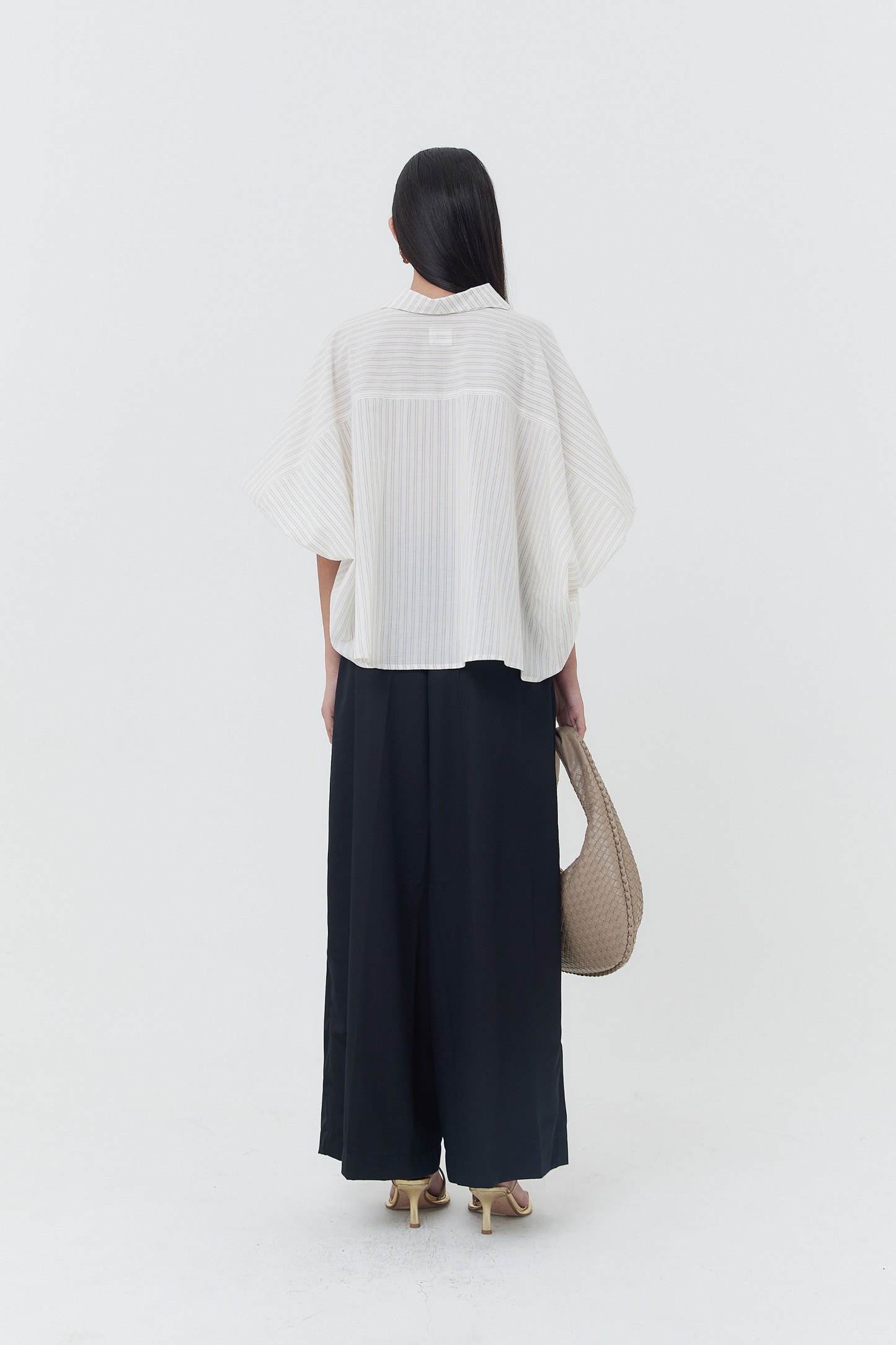 (PO) Bastet Top - Neutral Stripes