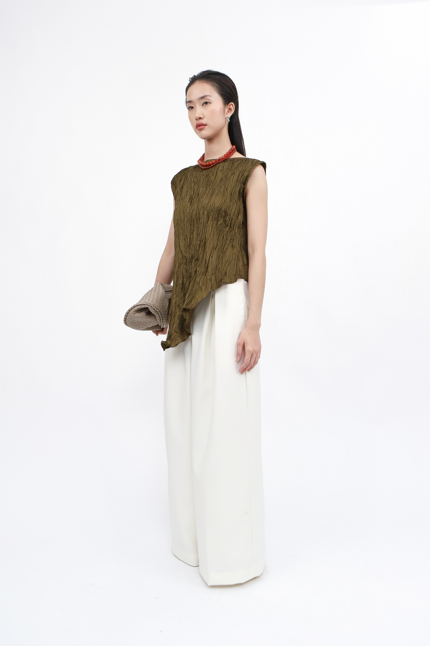 Bianca Top - Dark Olive