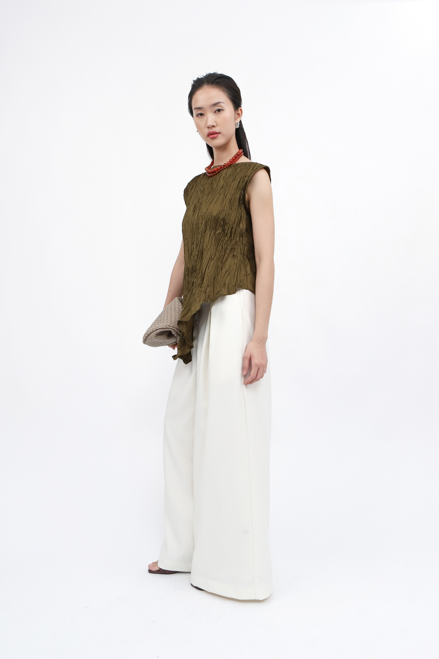 Bianca Top - Dark Olive