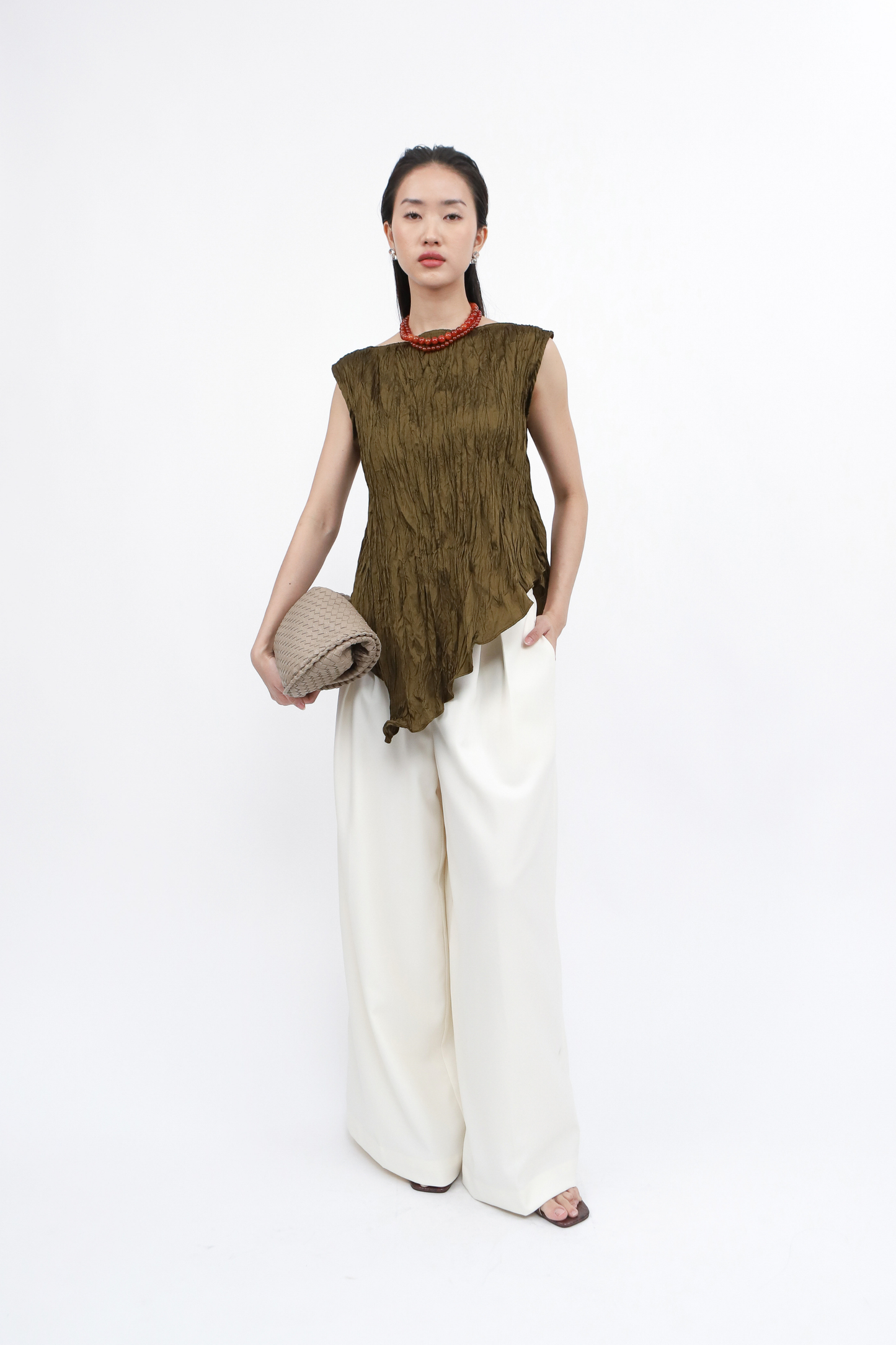 Bianca Top - Dark Olive