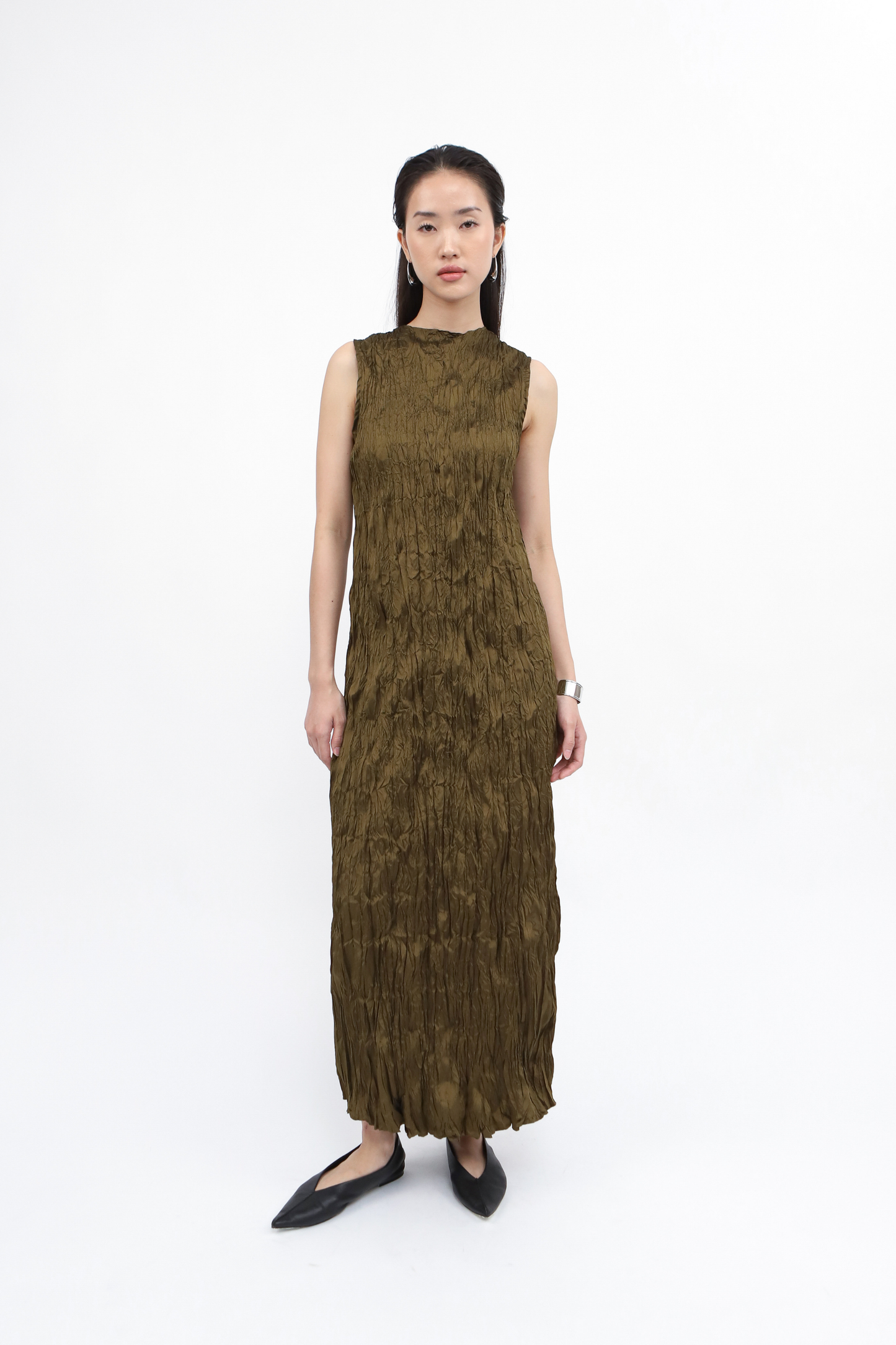 Cecille Dress - Dark Olive