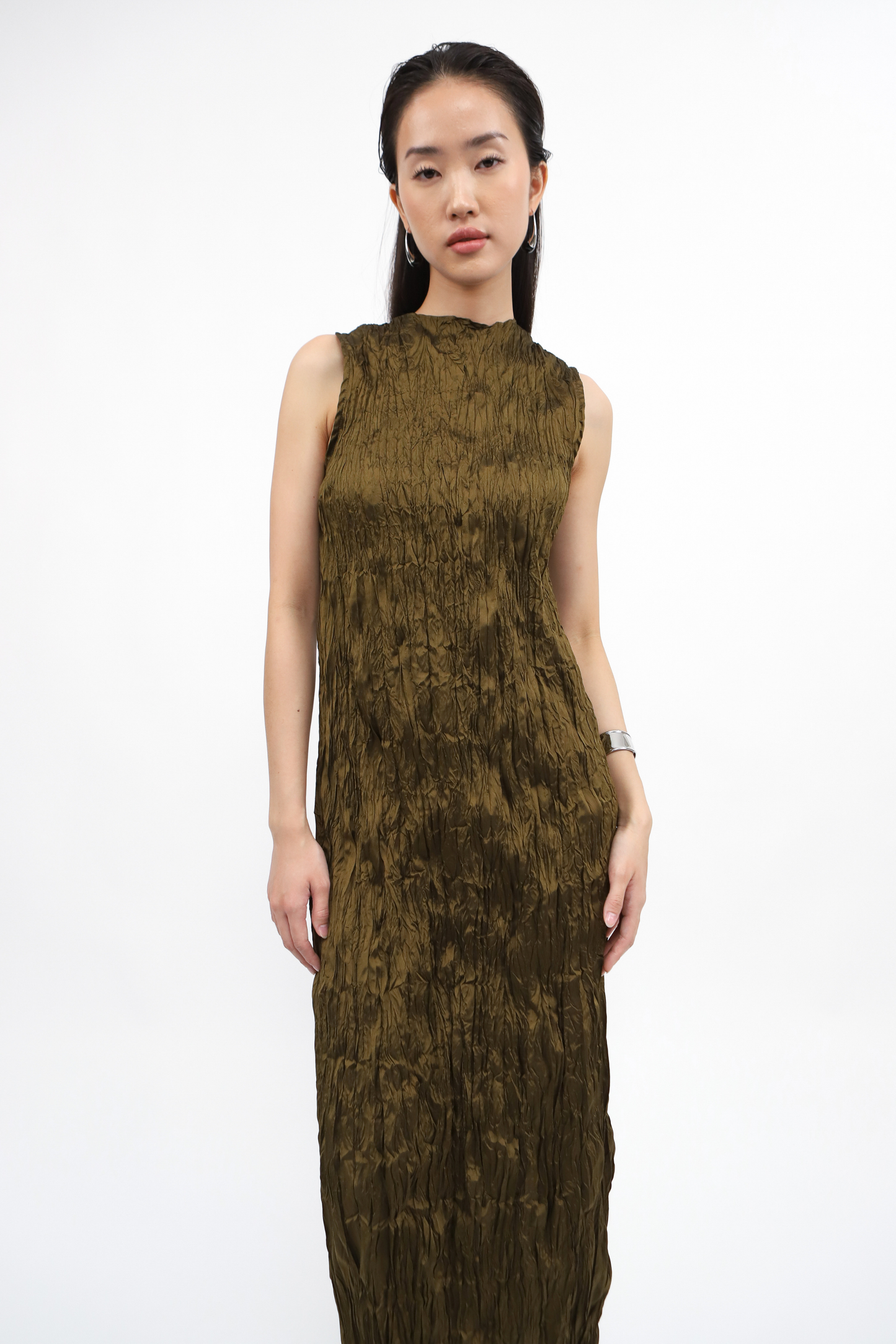 Cecille Dress - Dark Olive