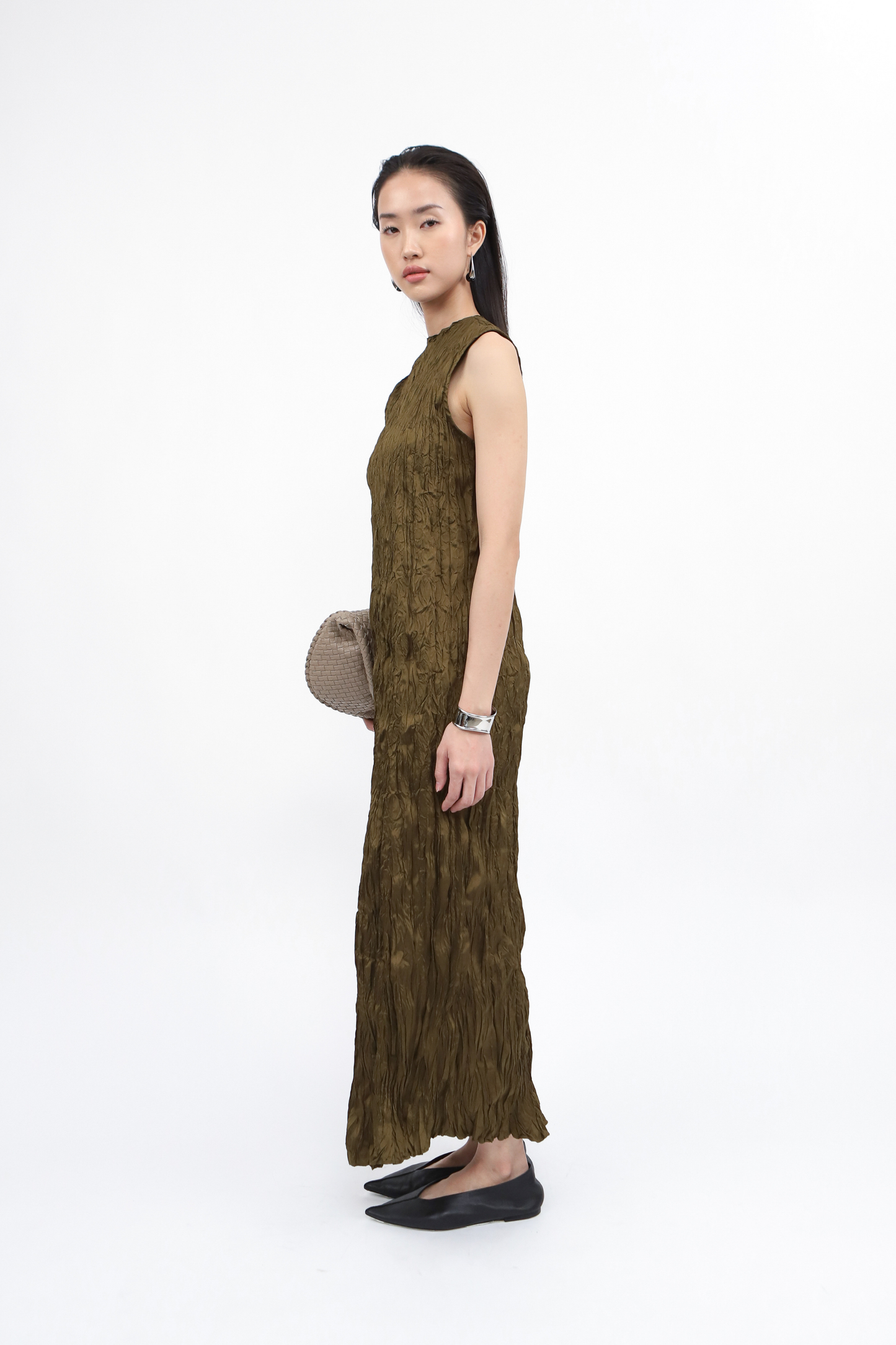 Cecille Dress - Dark Olive