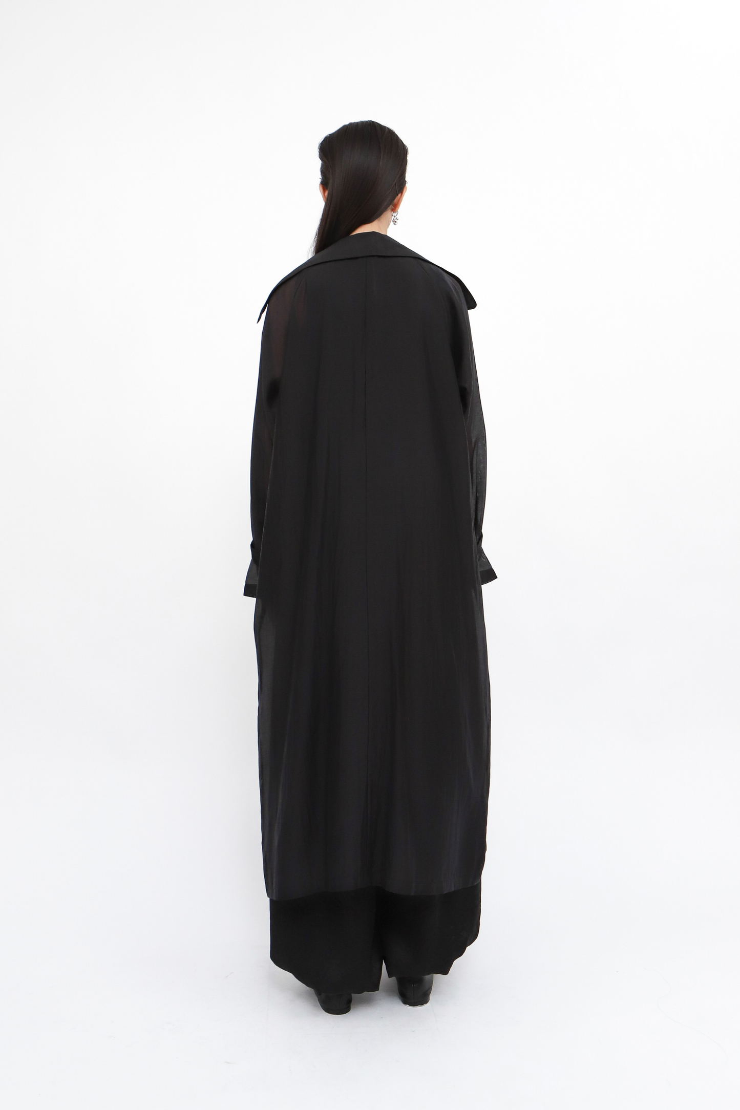 Claire Long Outer - Black