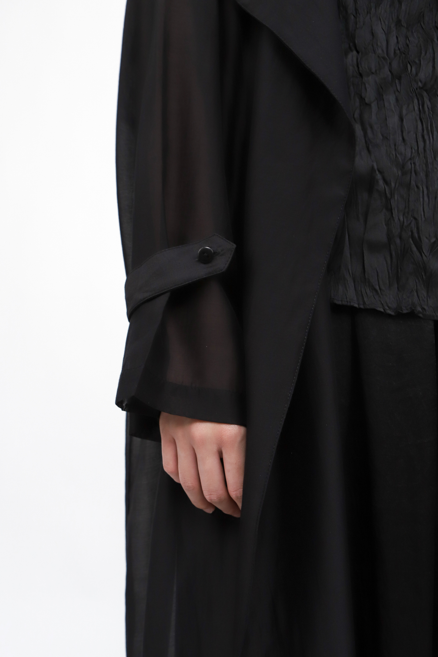 Claire Long Outer - Black