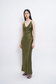Clea Dress - Moss Green