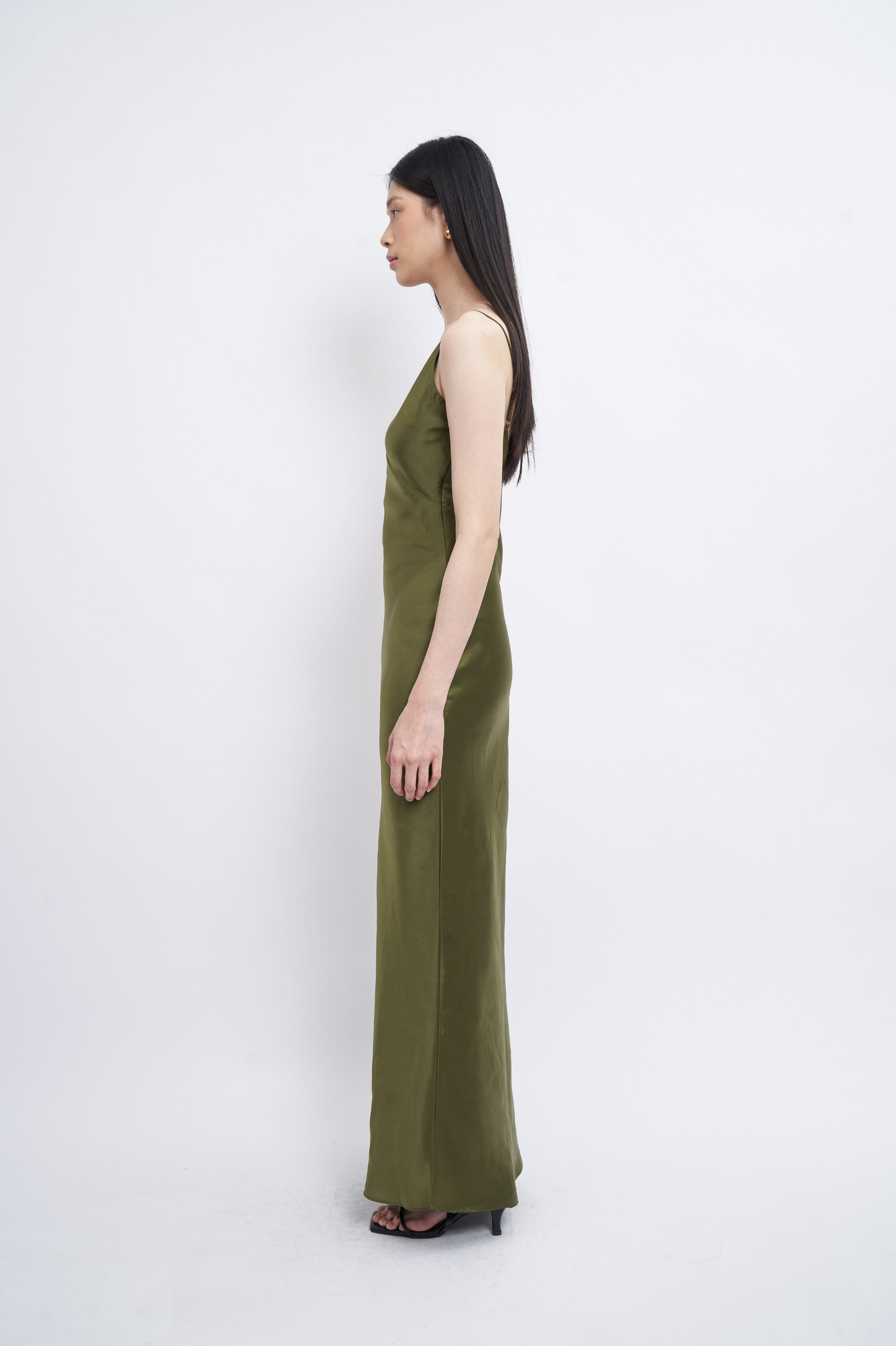 Clea Dress - Moss Green