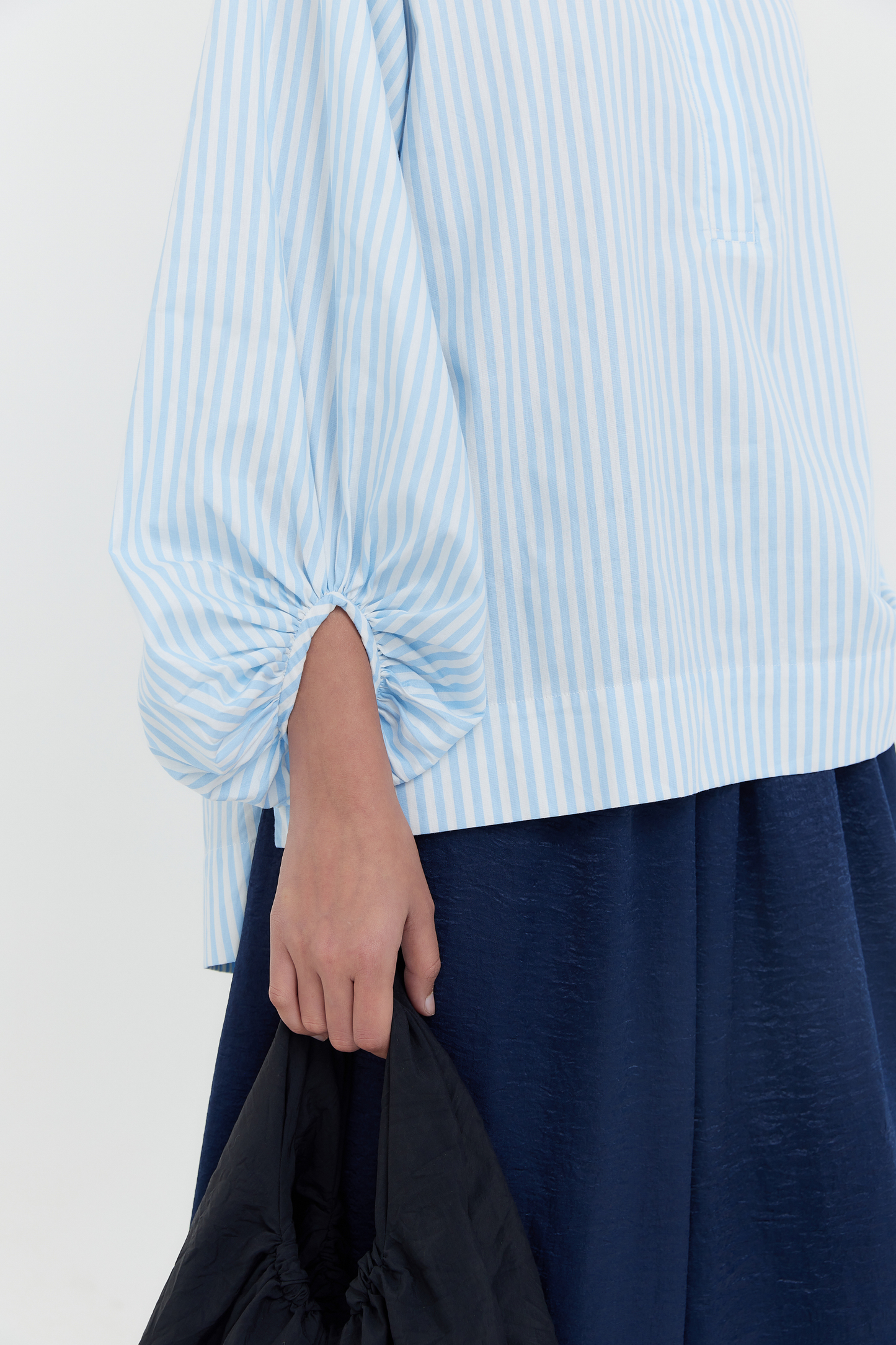 Dianne Top - Aqua Big Stripes