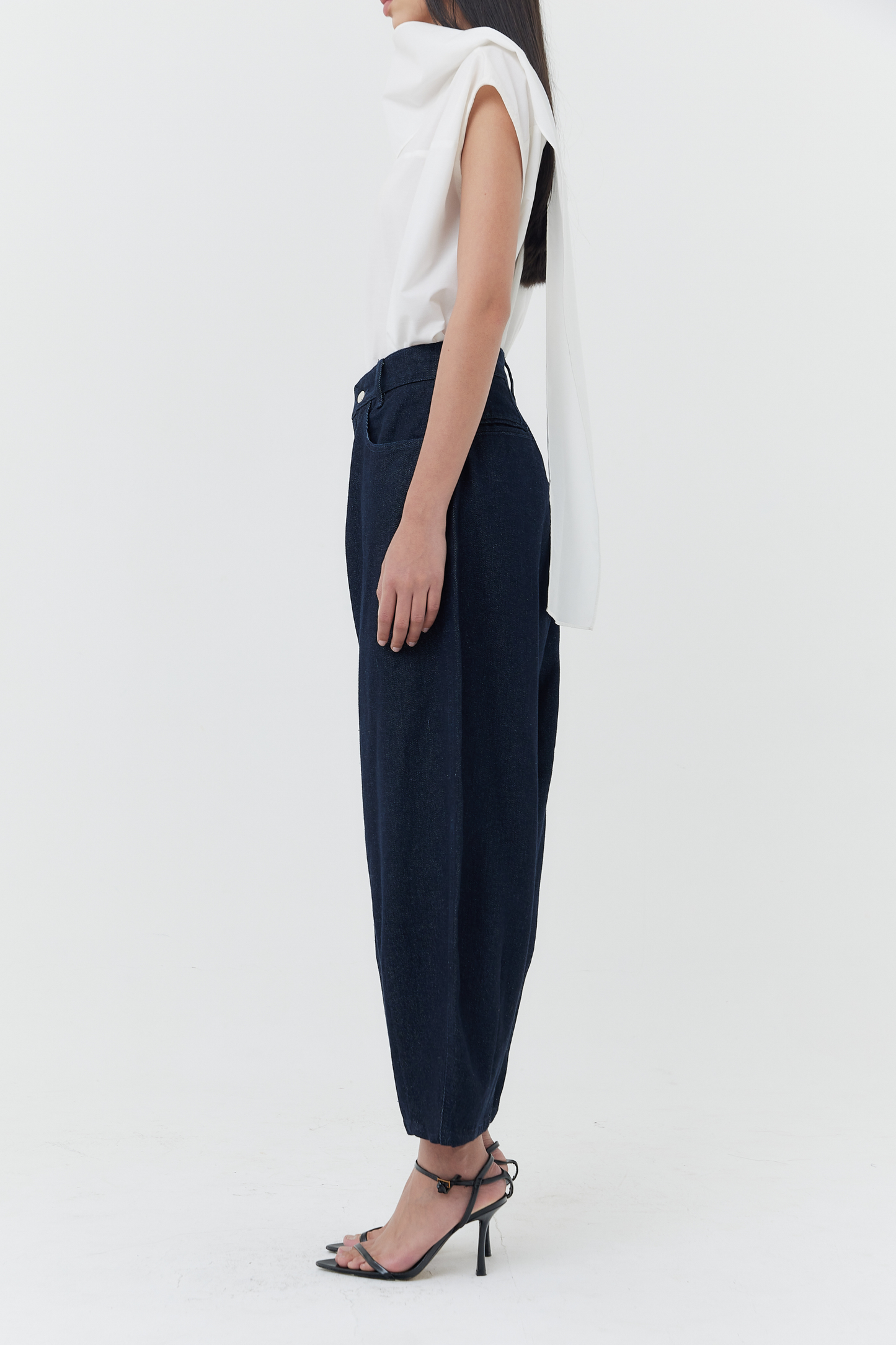 Dome Denim Trousers - Deep Blue