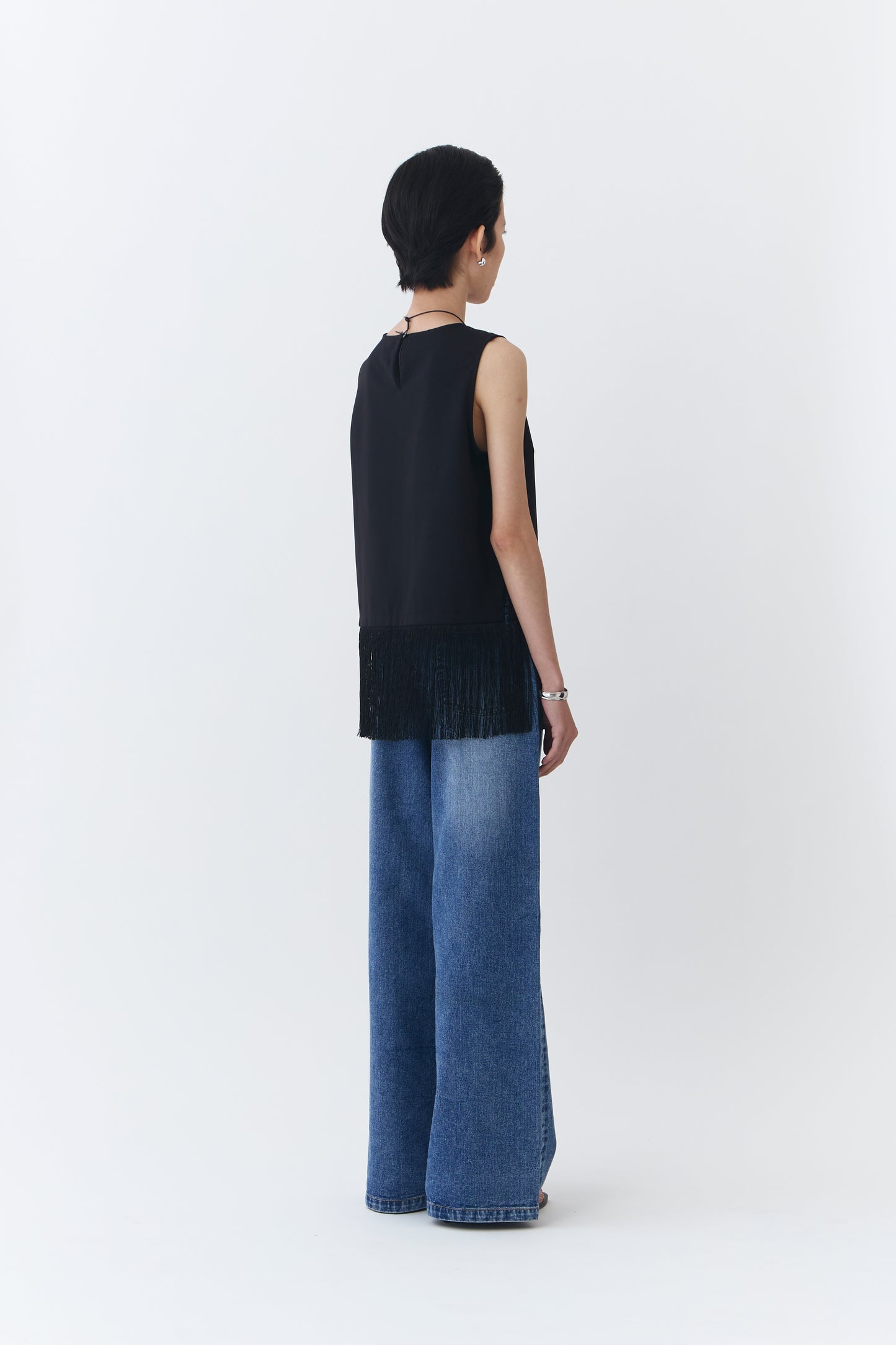 Fringe Top - Black