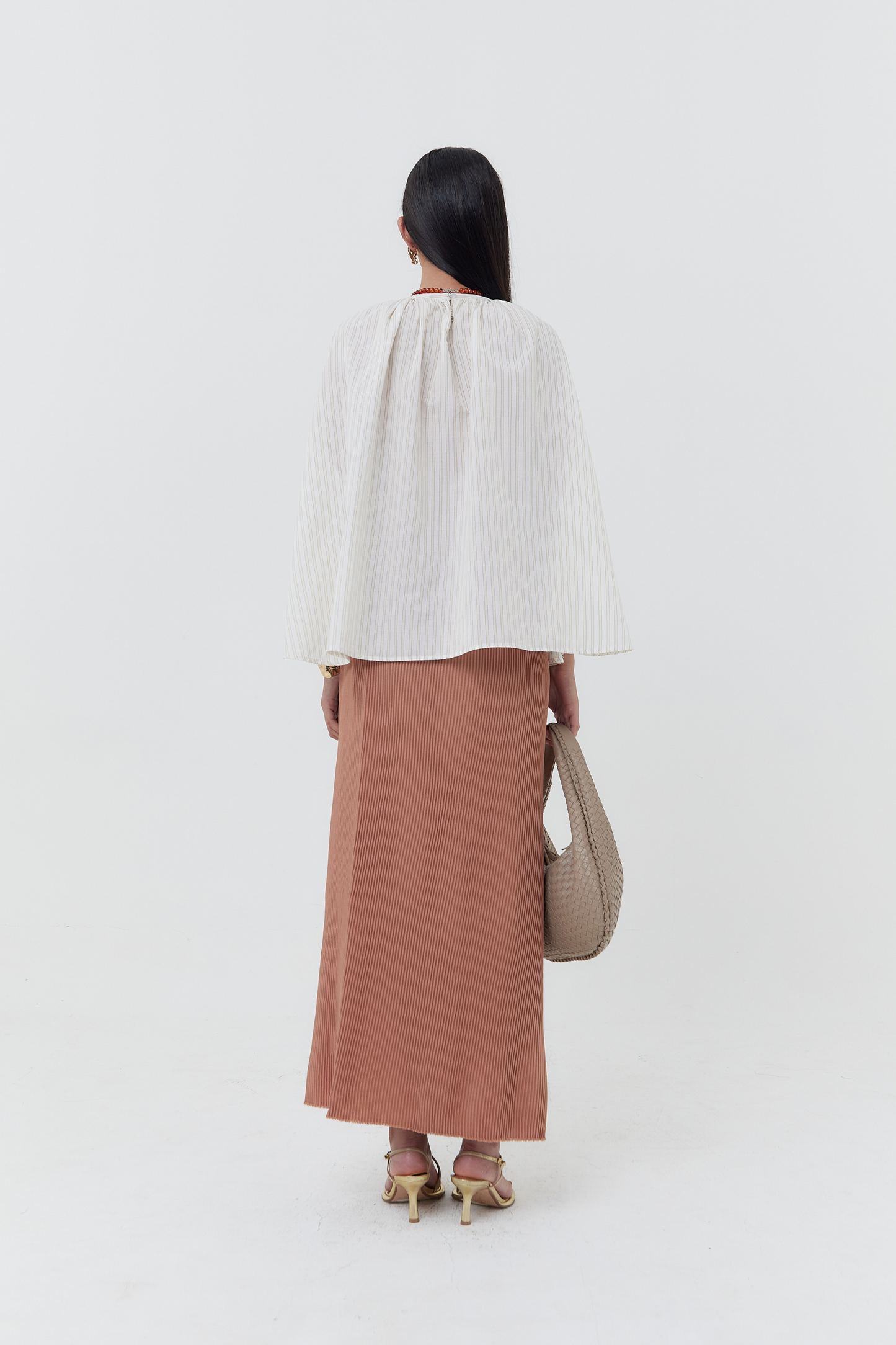 Geidi Top - Neutral Stripes