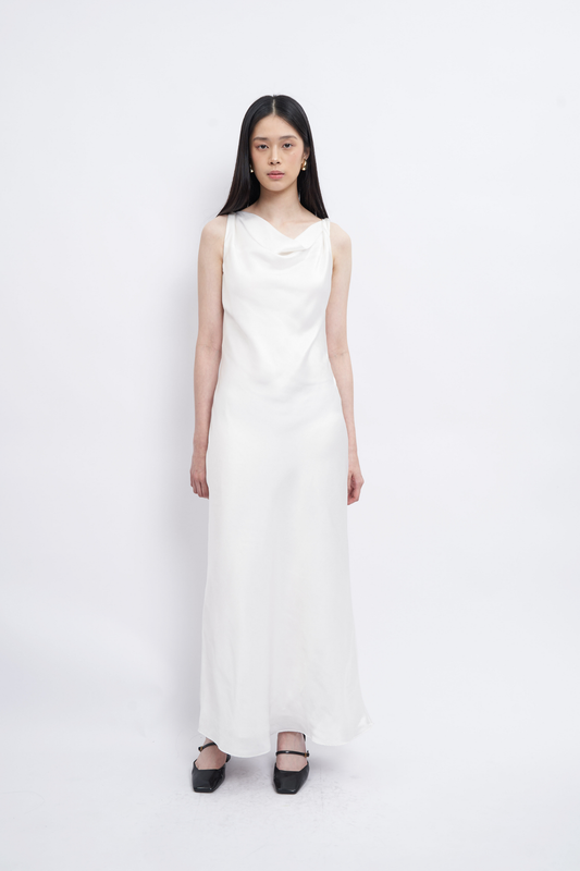 Gracie Dress - Broken White