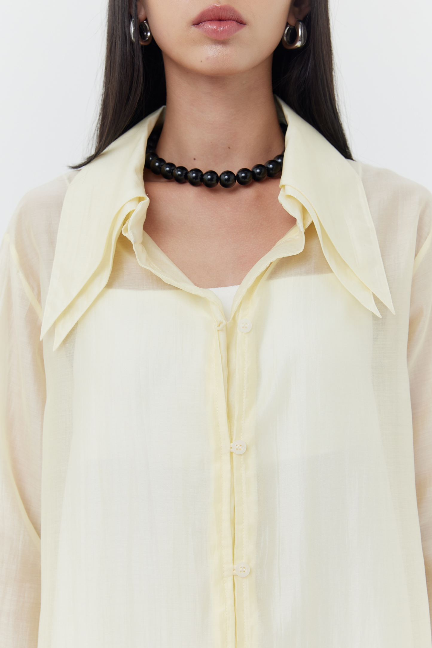 Harra Glass Shirt - Butter