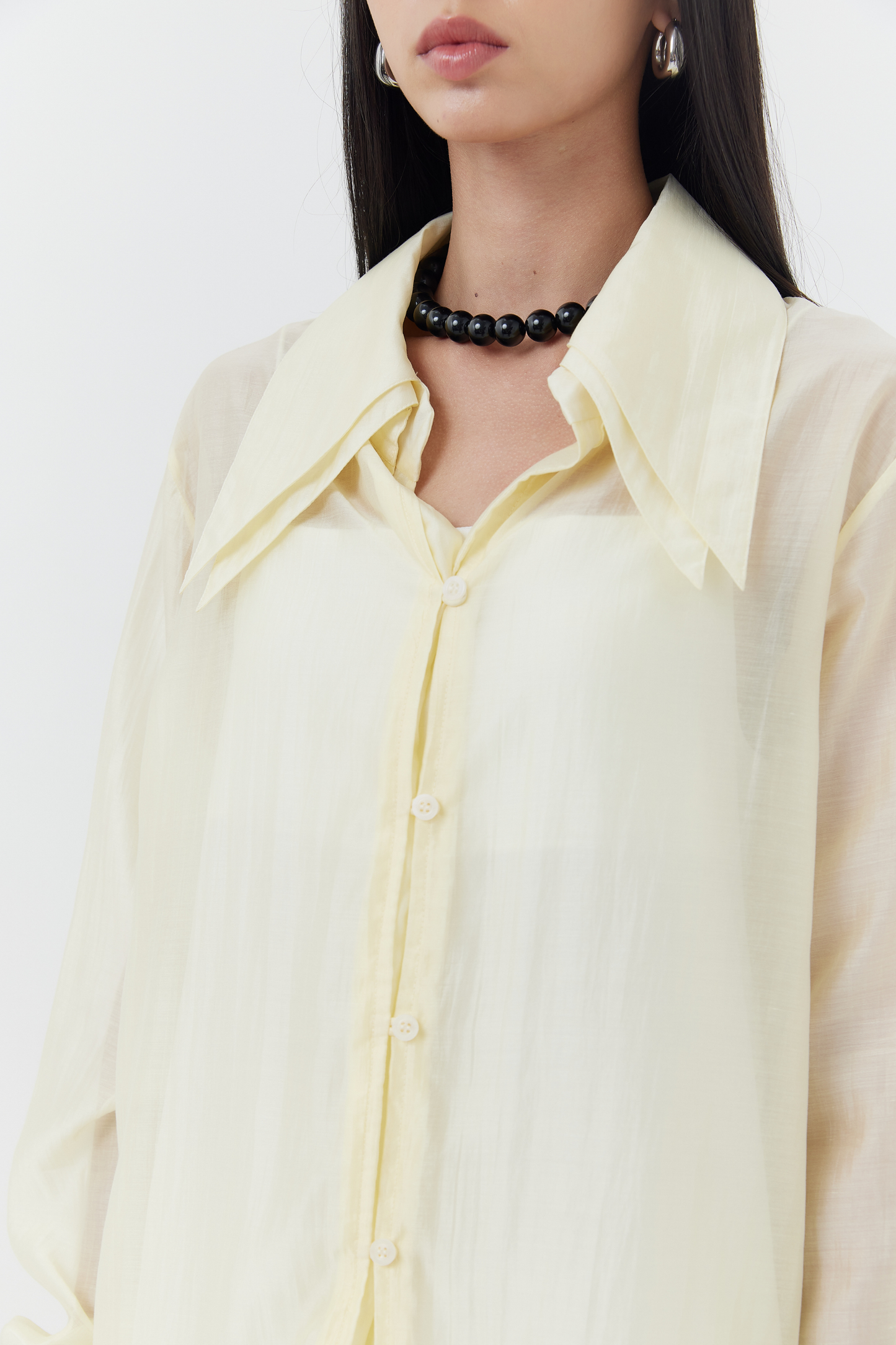 Harra Glass Shirt - Butter