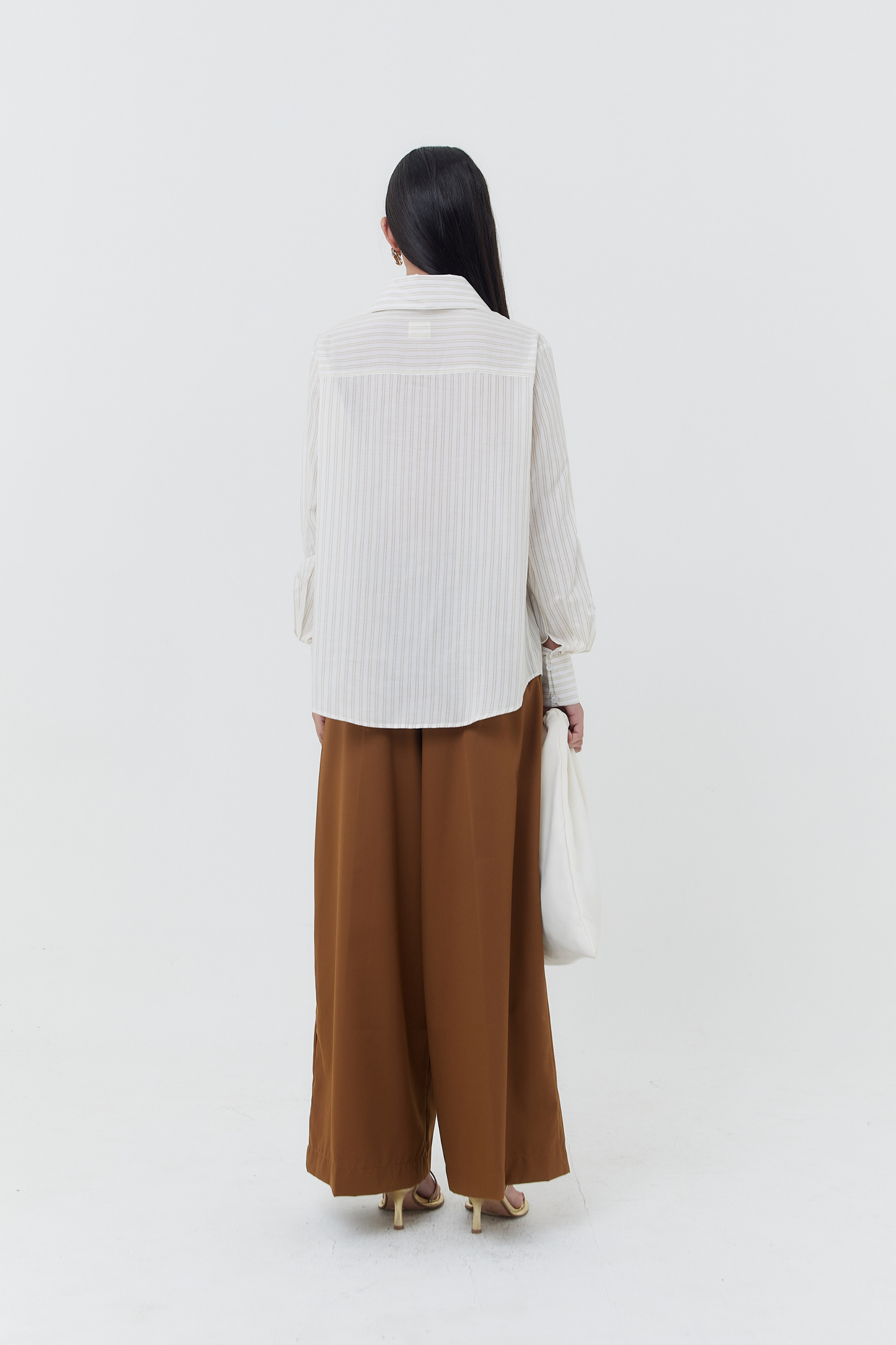 Harra Shirt - Neutral Stripes