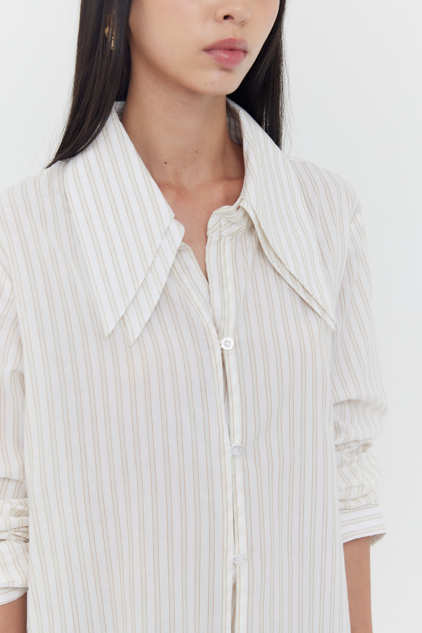 Harra Shirt - Neutral Stripes