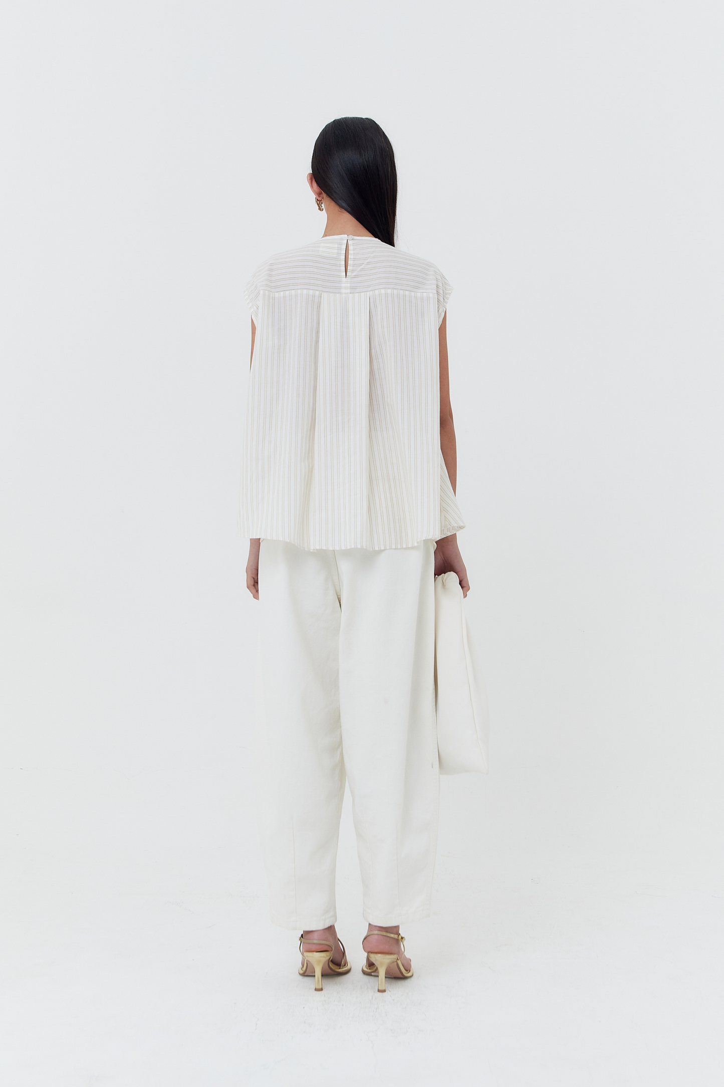 Irrula Top - Neutral Stripes