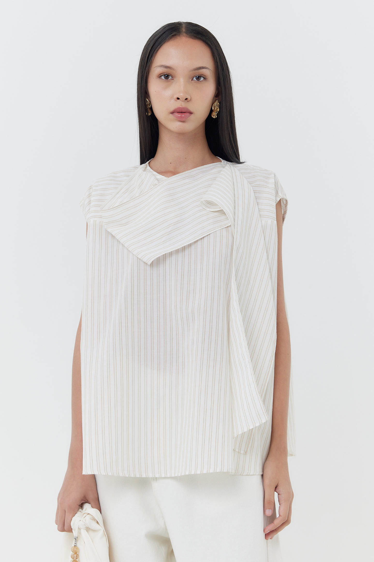 Irrula Top - Neutral Stripes
