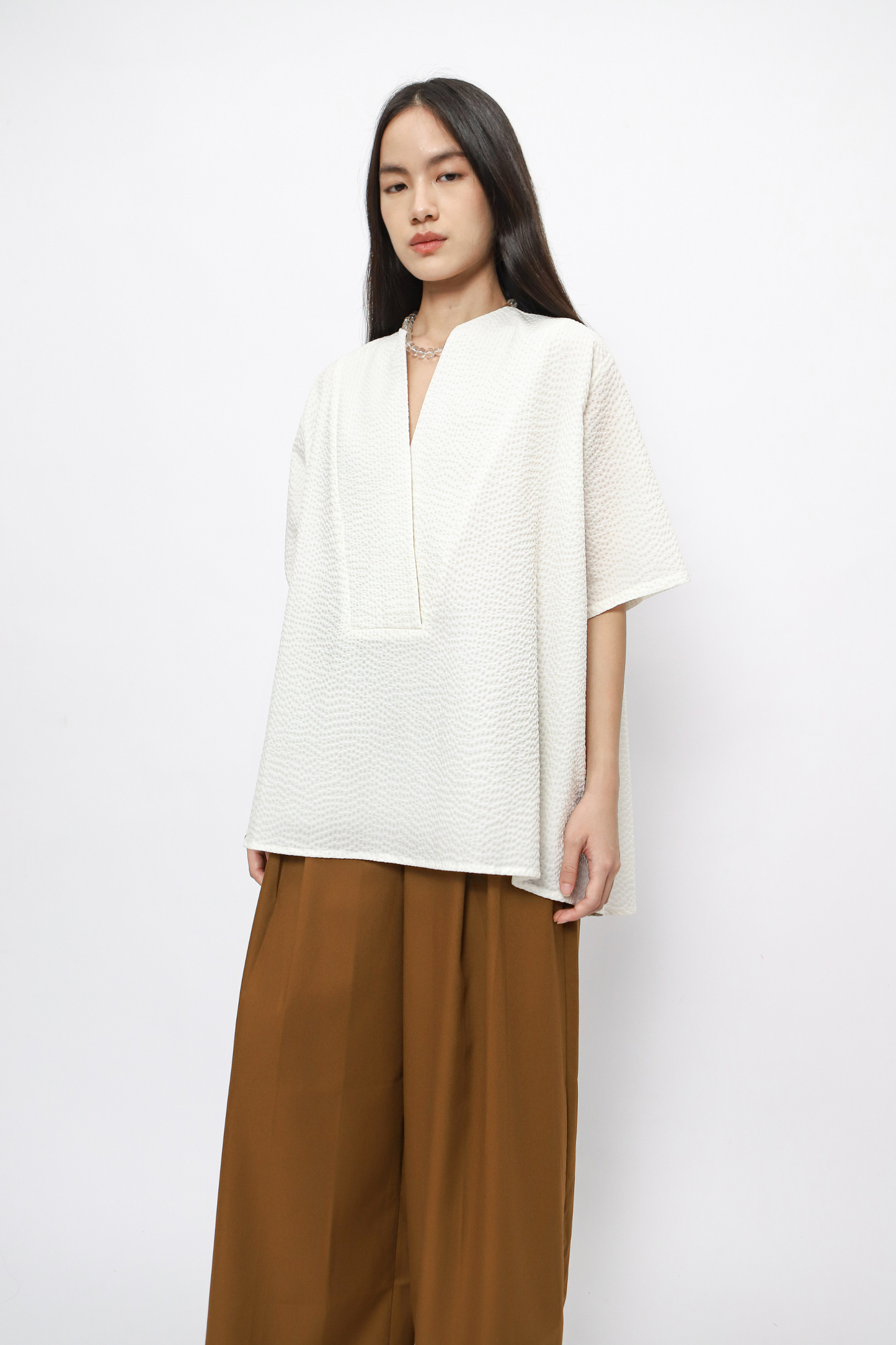 Jee Top Textured - Broken White