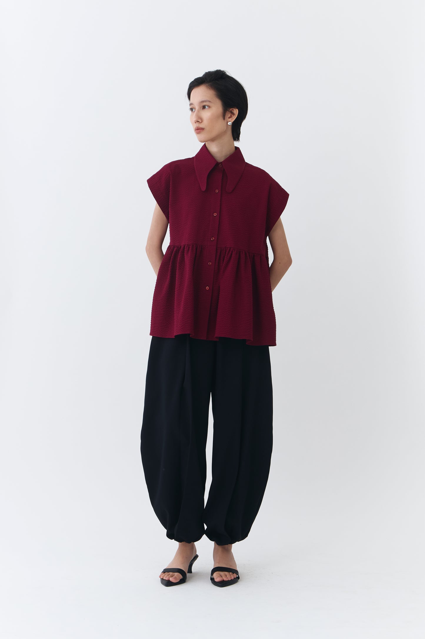 Kelly Top - Maroon