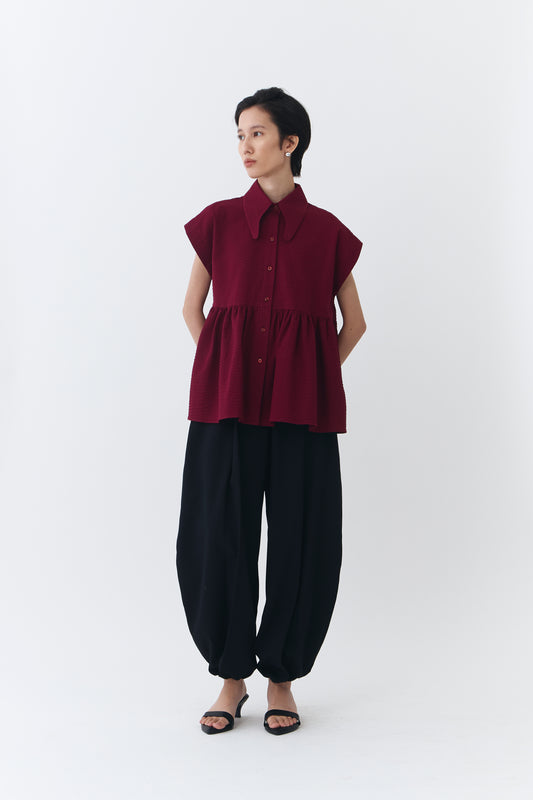 Kelly Top - Maroon