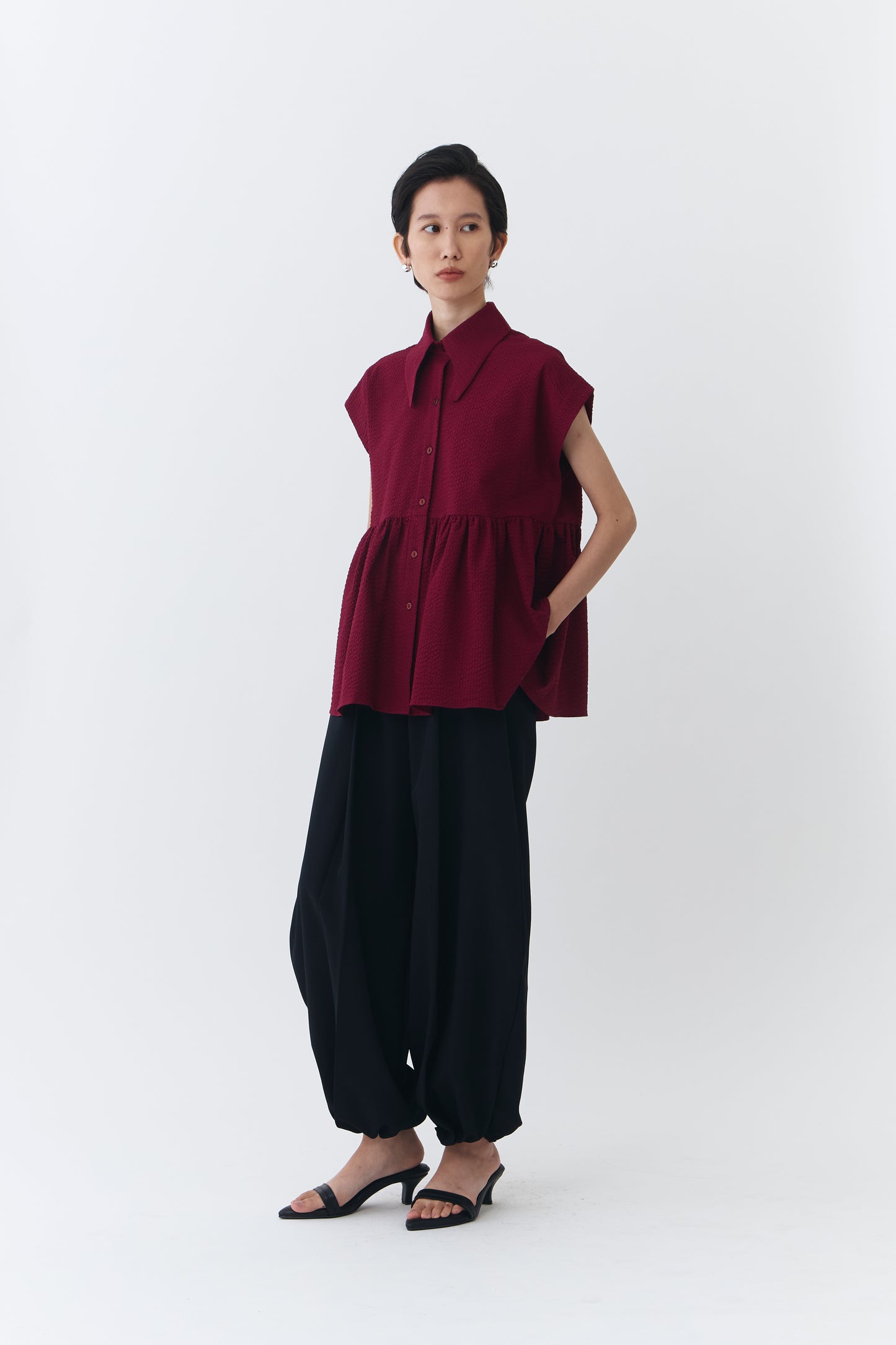 Kelly Top - Maroon
