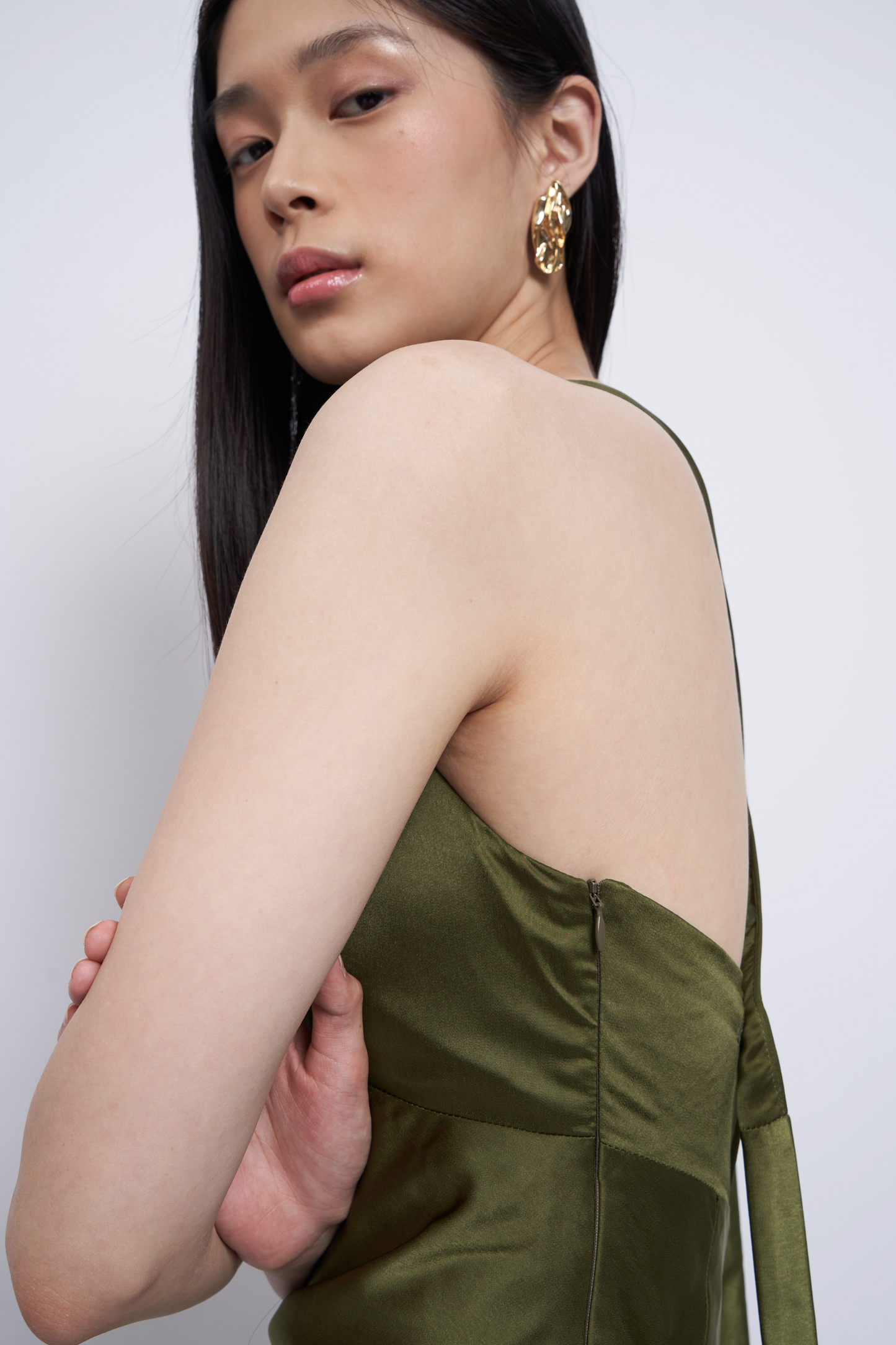 Laena Dress - Moss Green  Yourpafon