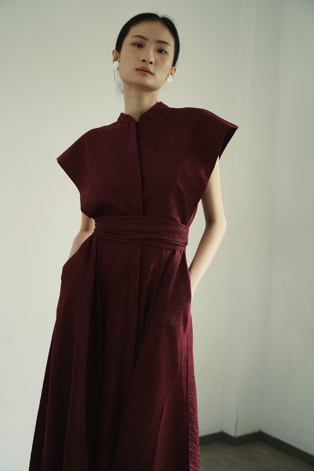 Lee Dress - Maroon