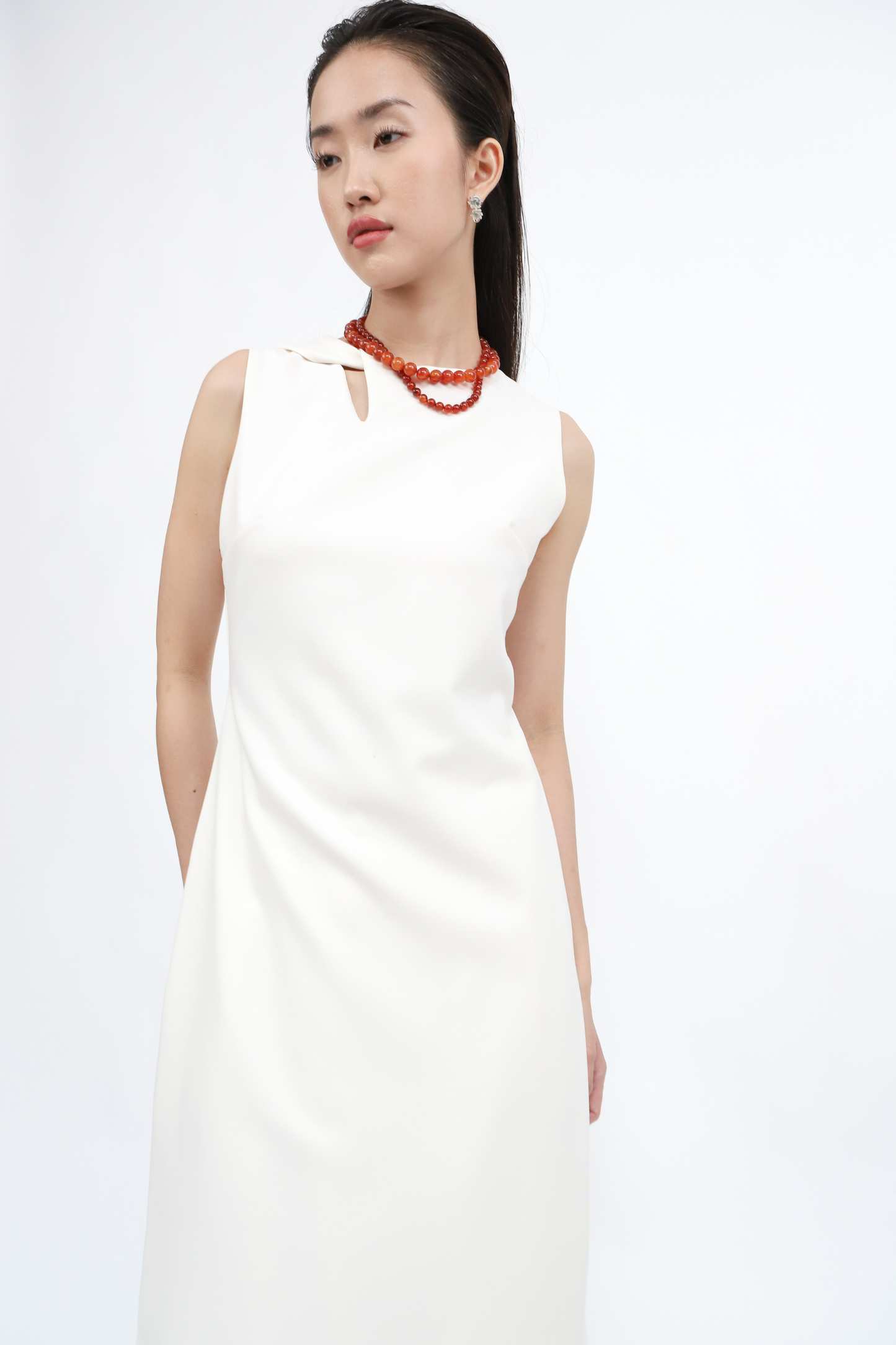Lettie Midi Dress - Ivory