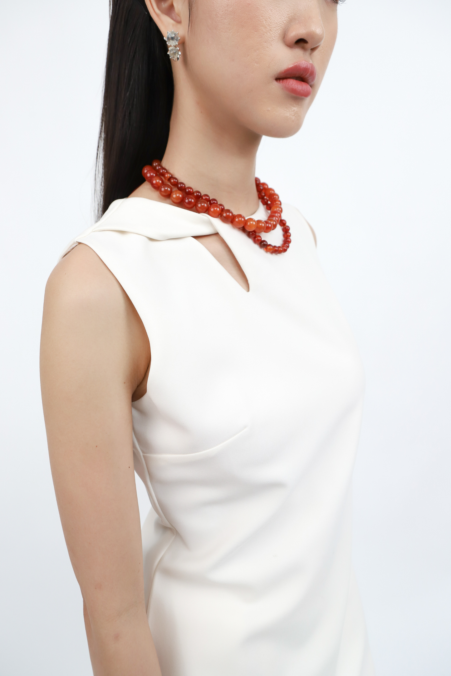 Lettie Midi Dress - Ivory