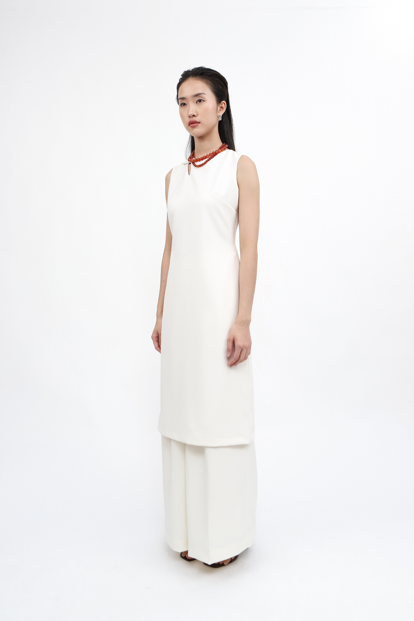 Lettie Midi Dress - Ivory