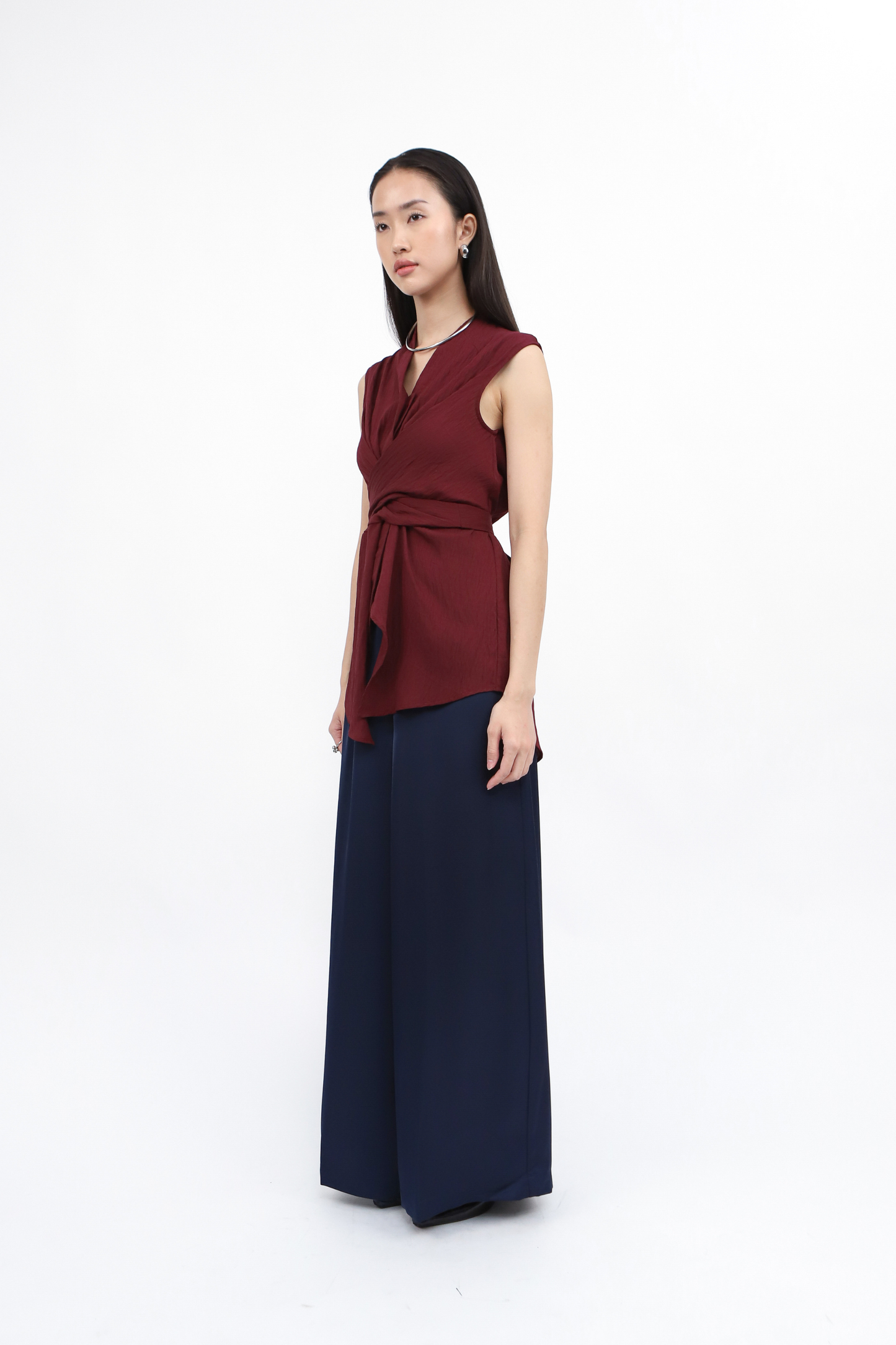 Loka Top - Maroon