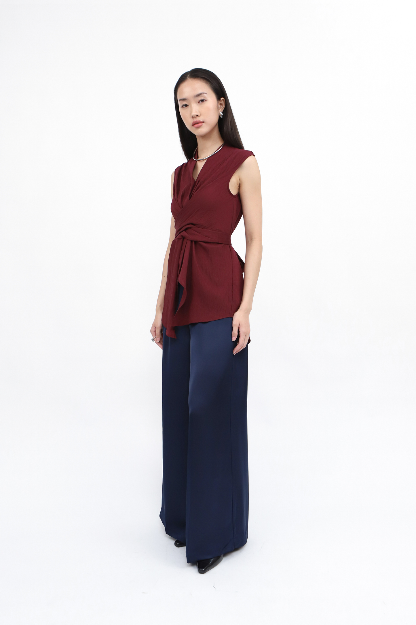 Loka Top - Maroon