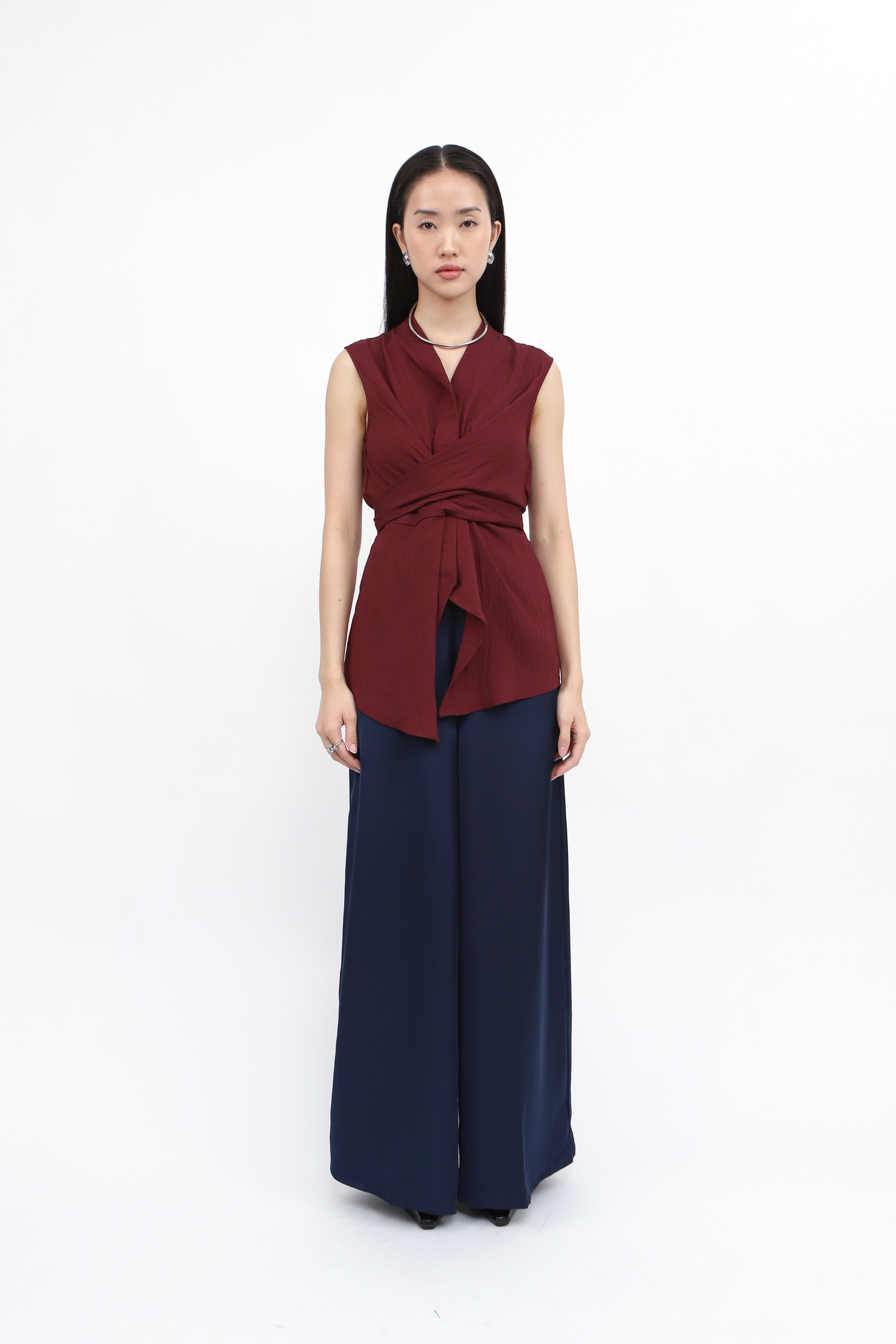 Loka Top - Maroon