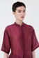 Moina Sheer Top - Wine