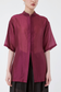 Moina Sheer Top - Wine