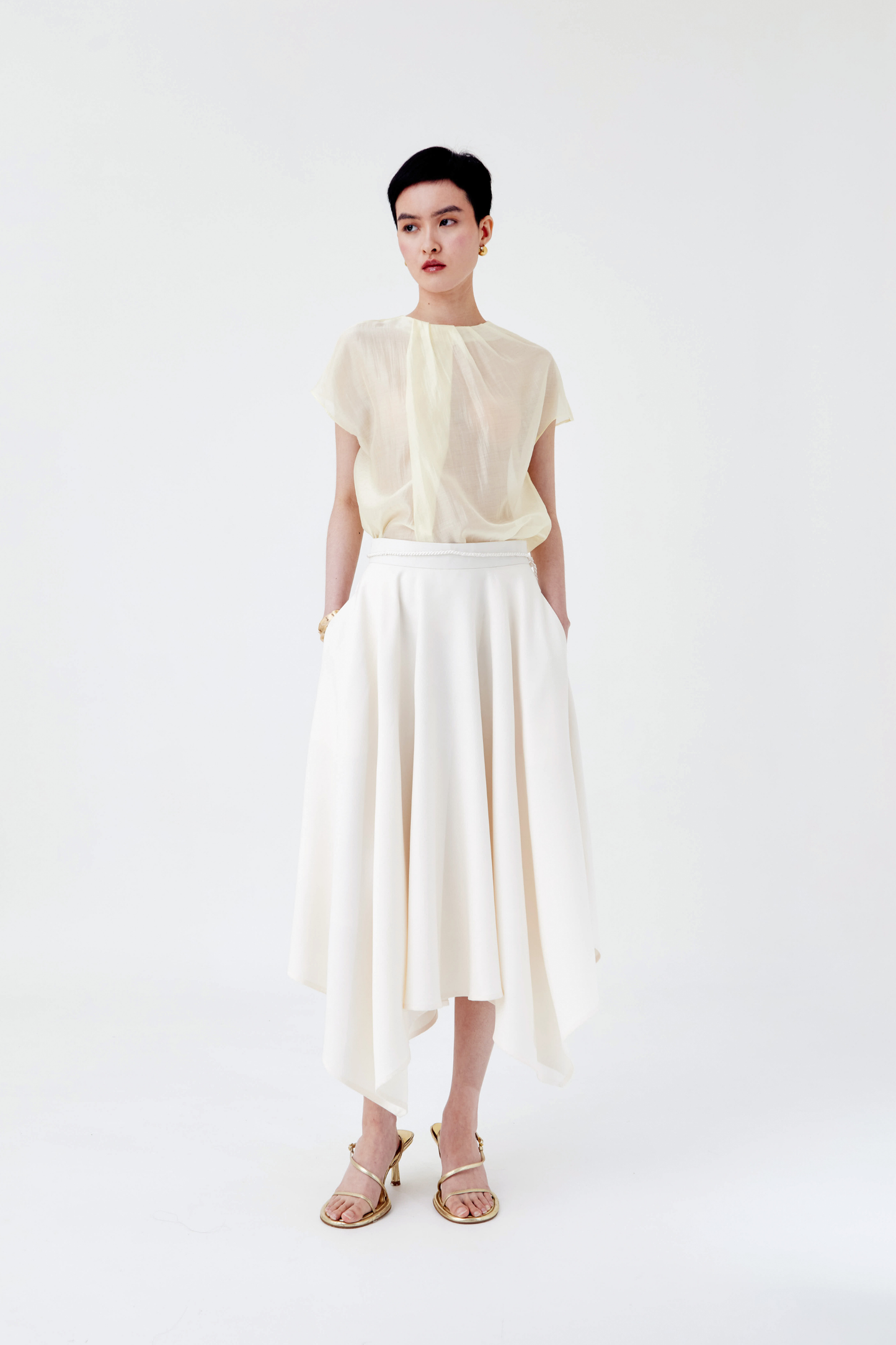 Huma Skirt - Ivory