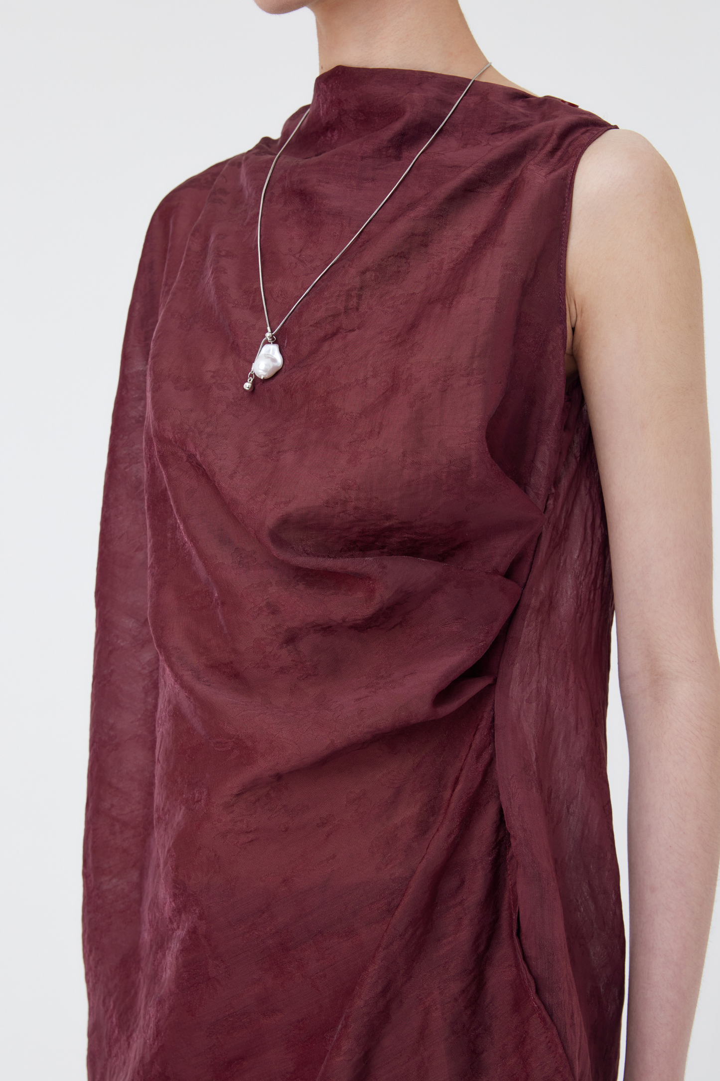 Nian Top - Maroon