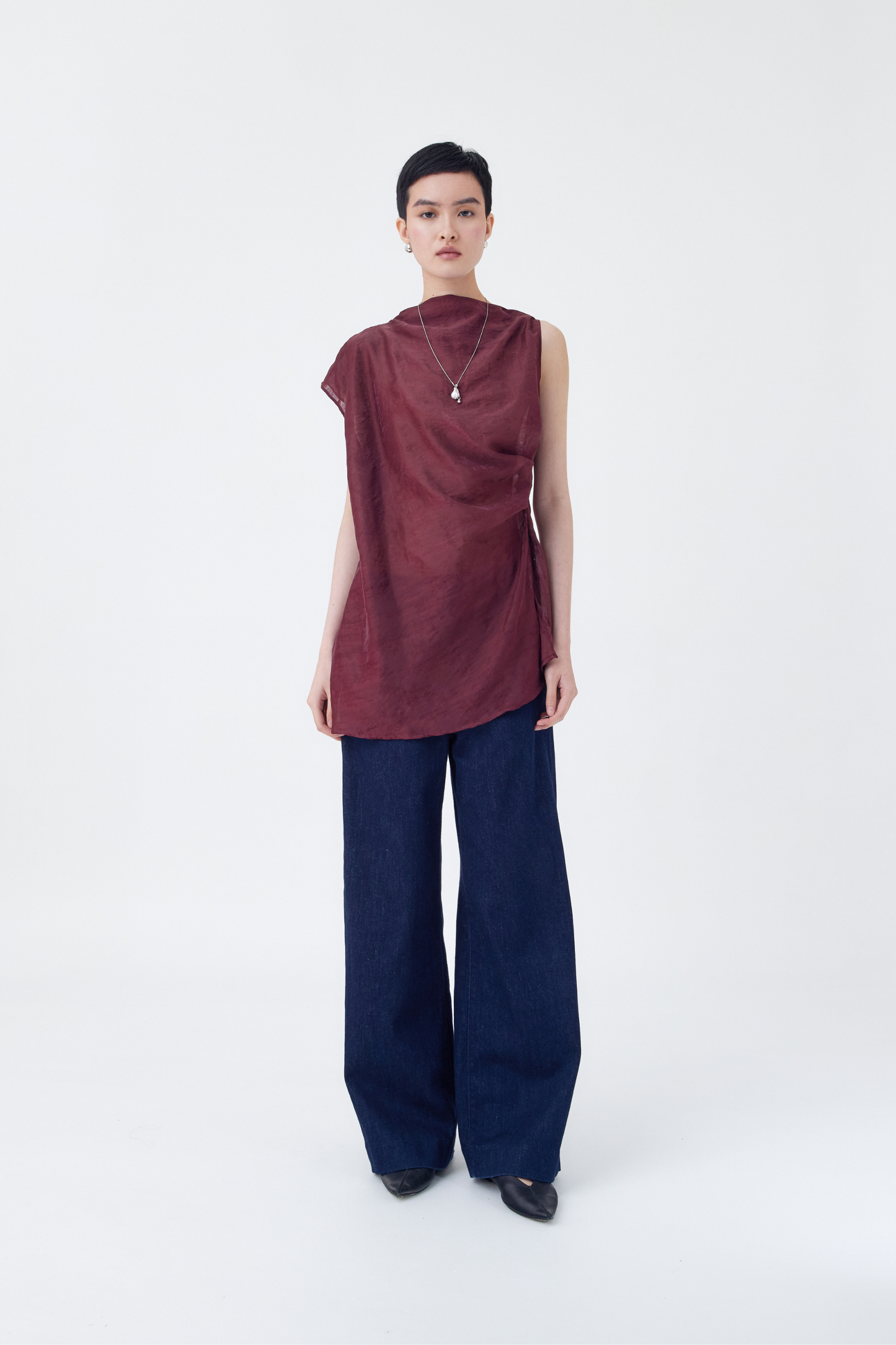 Nian Top - Maroon
