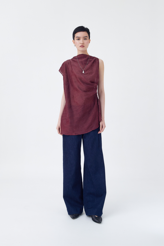 Nian Top - Maroon